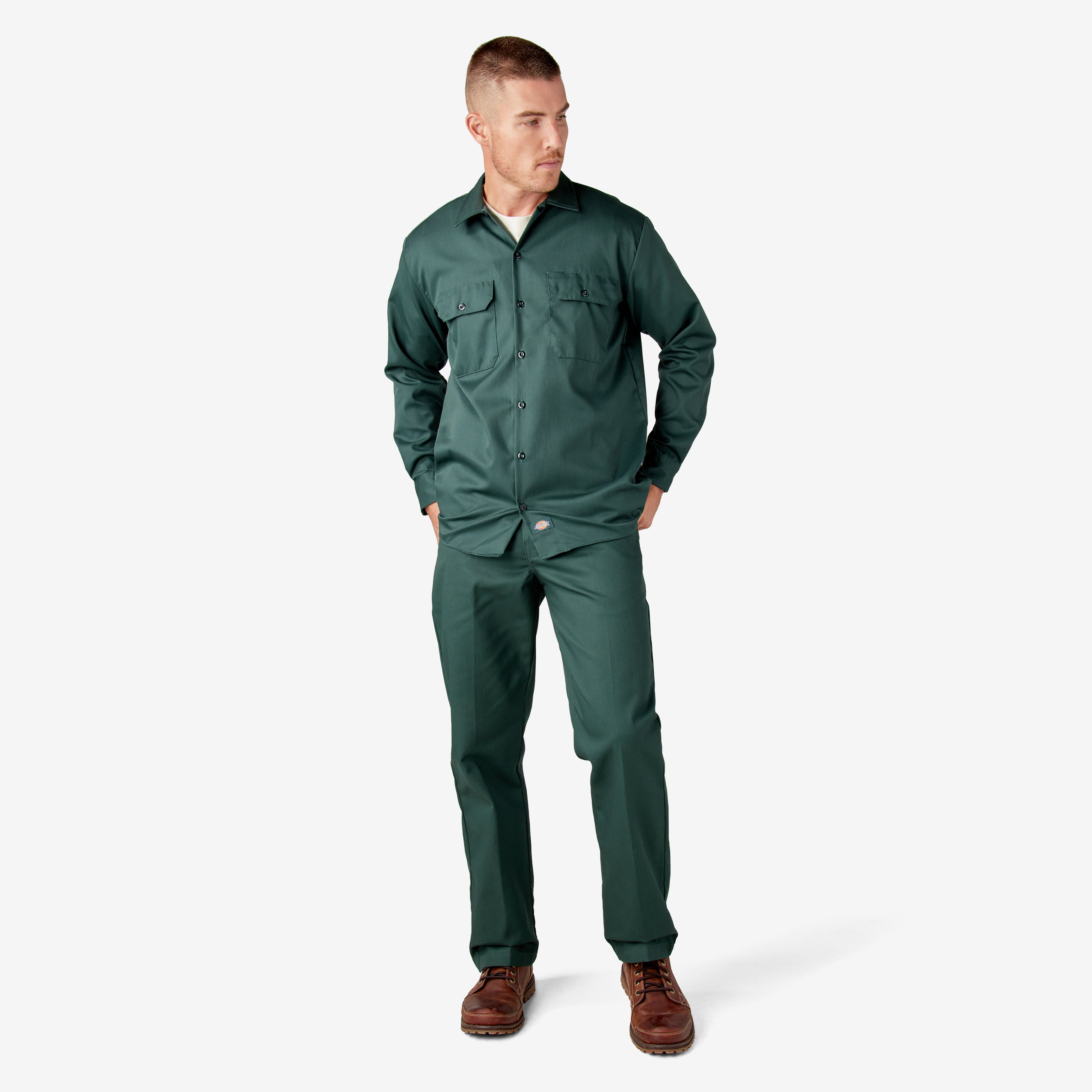"Long Sleeve Work Shirt"