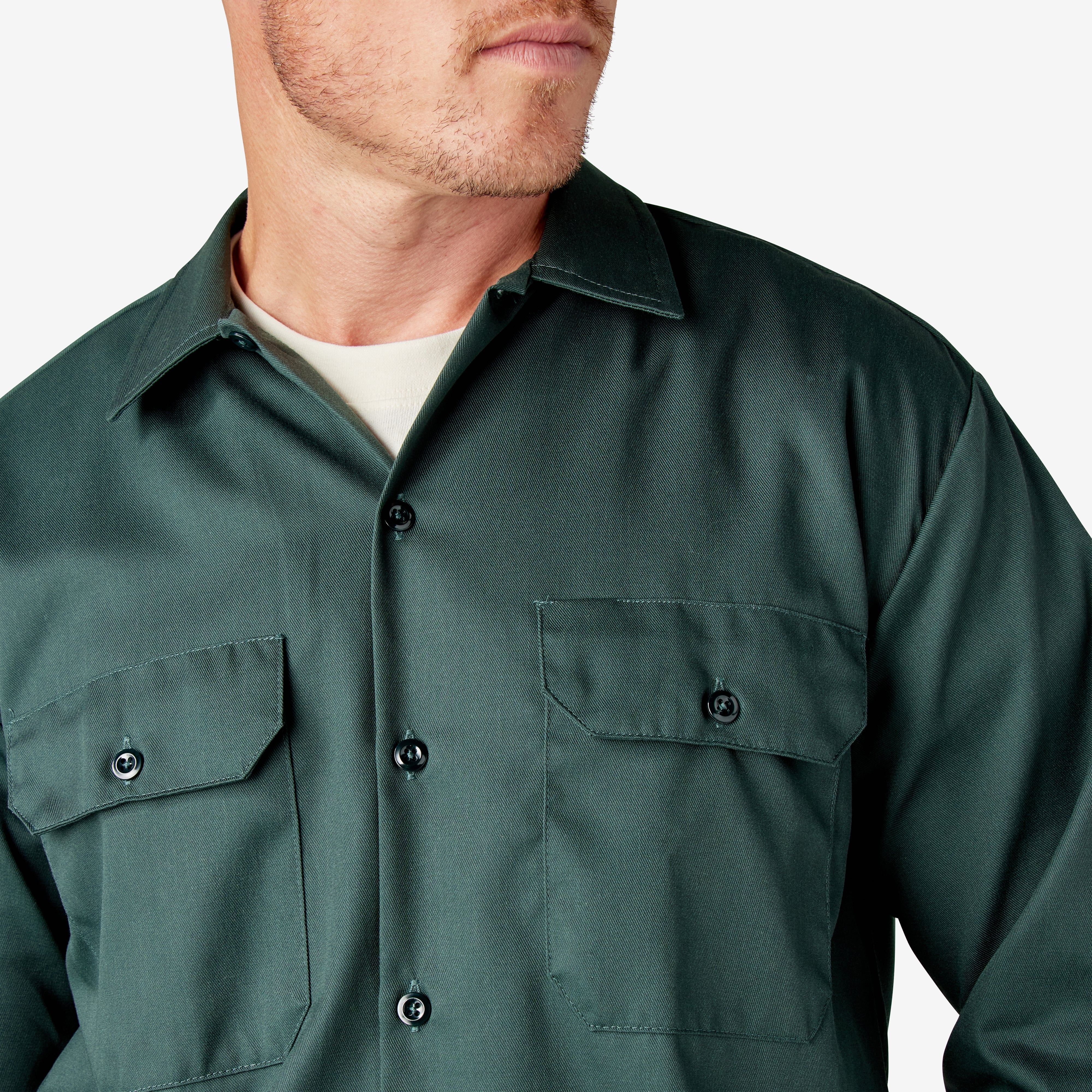 "Long Sleeve Work Shirt"