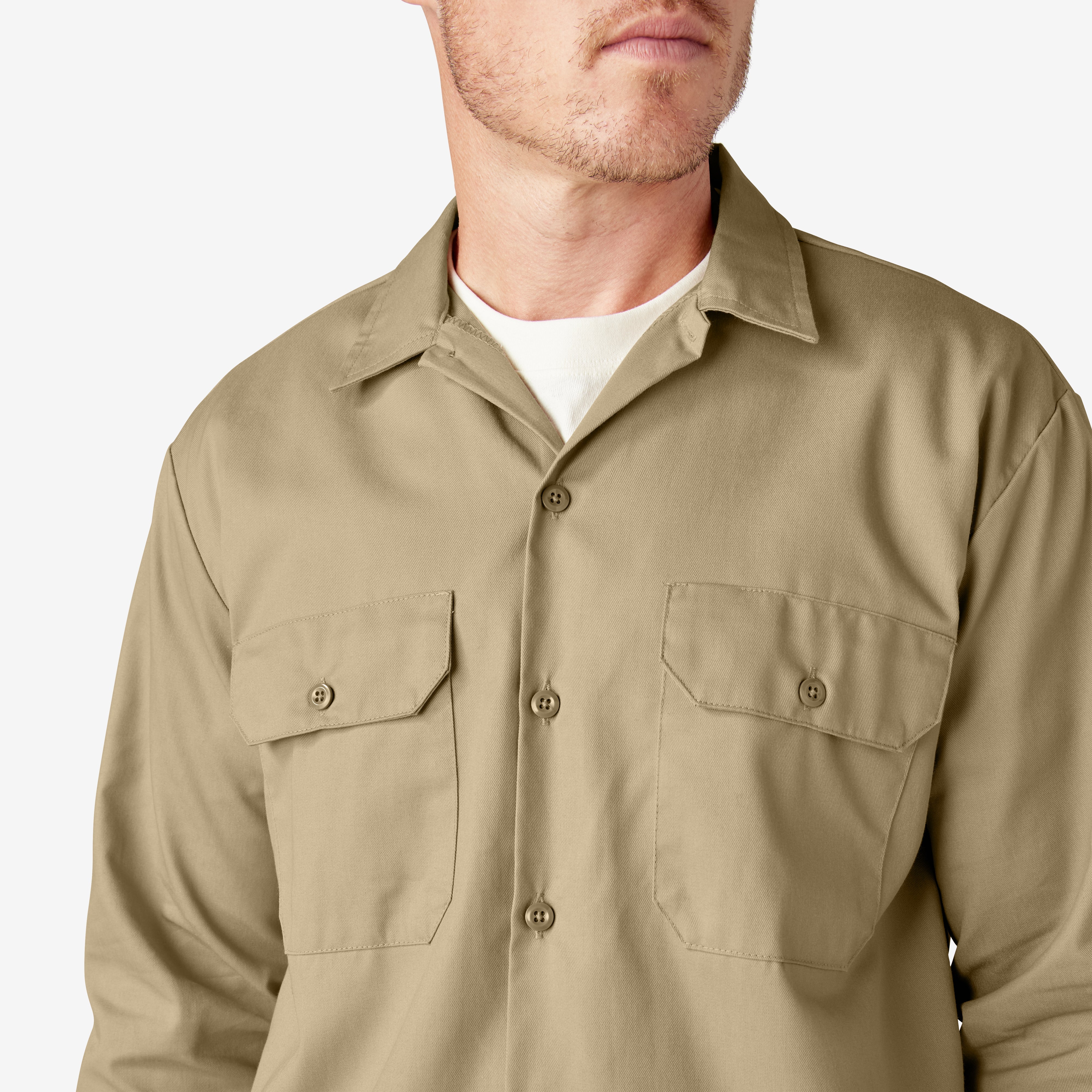 "Long Sleeve Work Shirt"