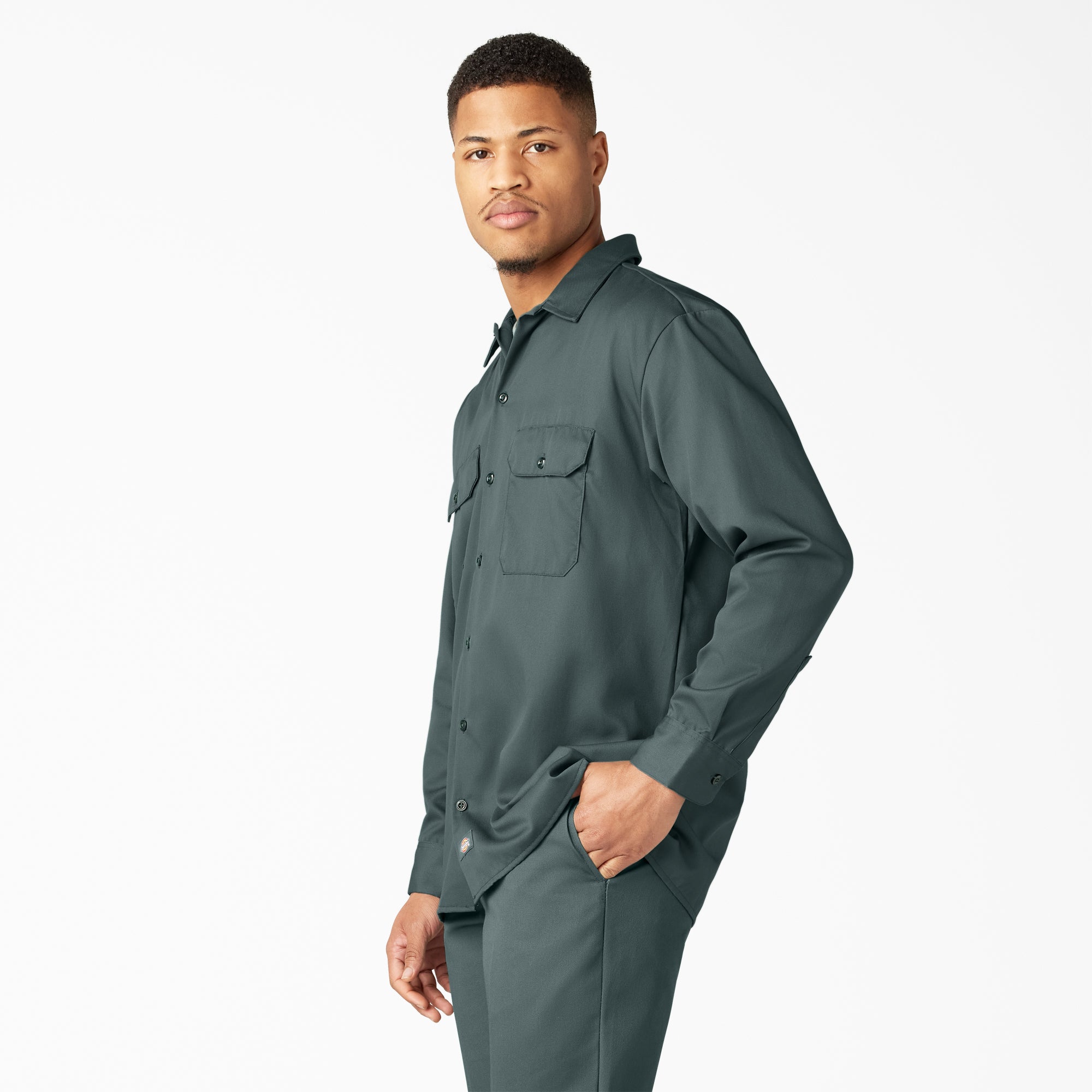 "Long Sleeve Work Shirt"