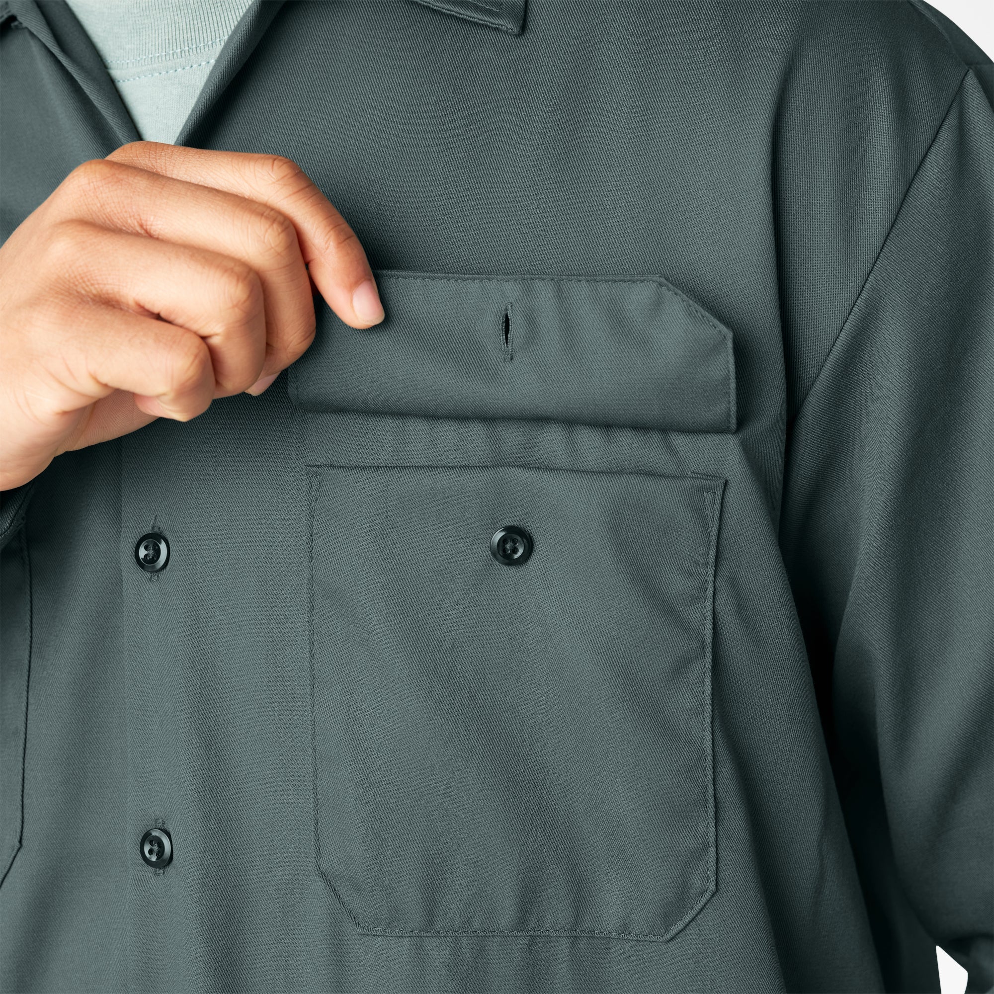 "Long Sleeve Work Shirt"