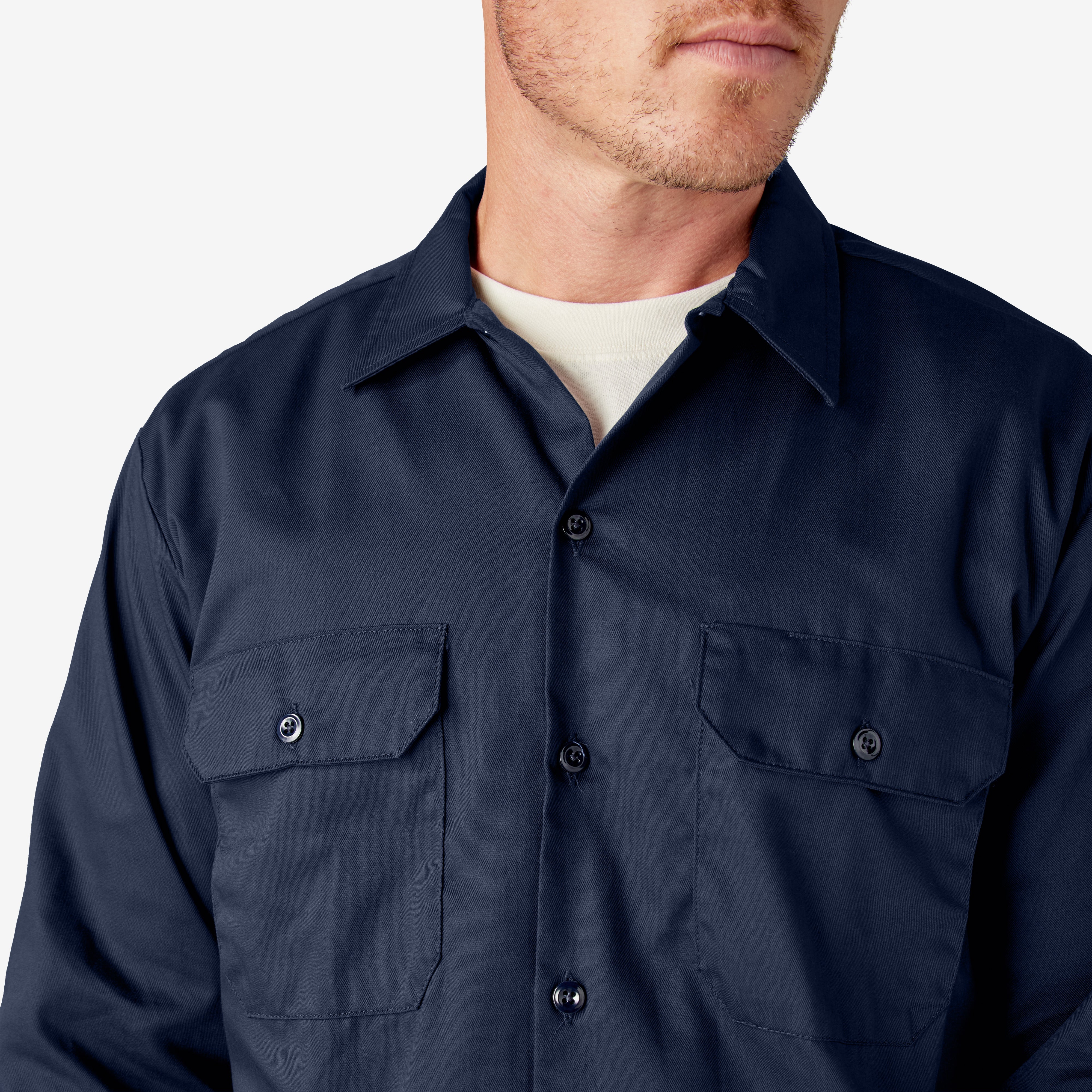 "Long Sleeve Work Shirt"