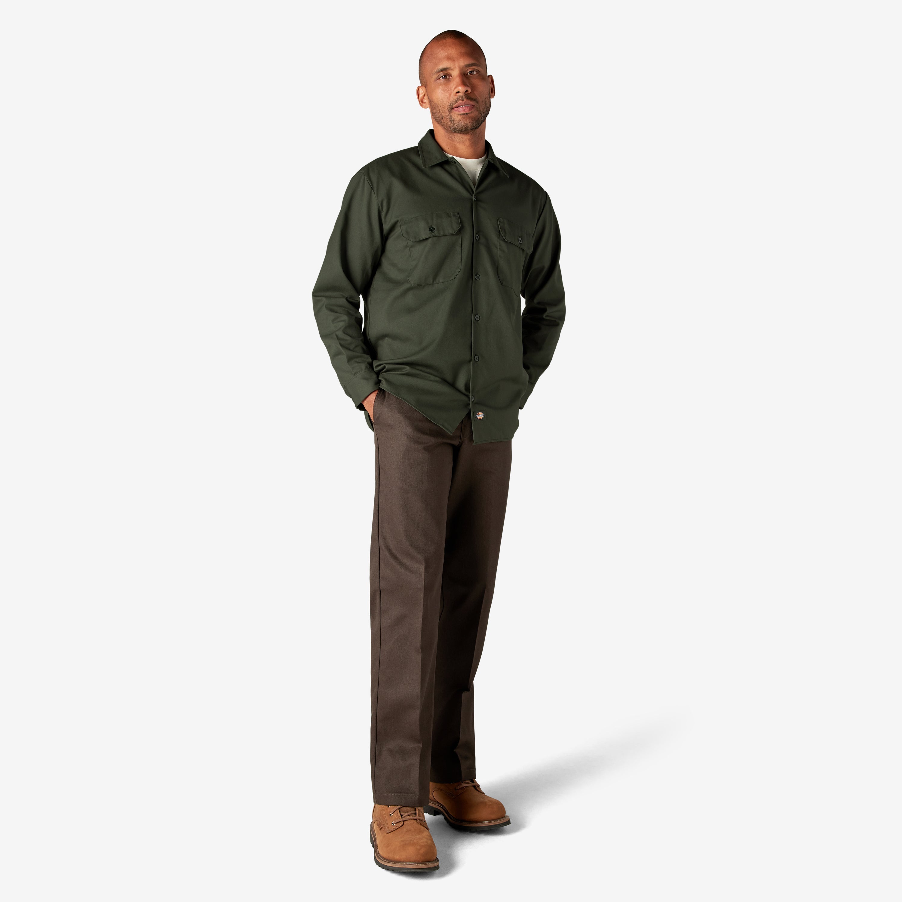 "Long Sleeve Work Shirt"