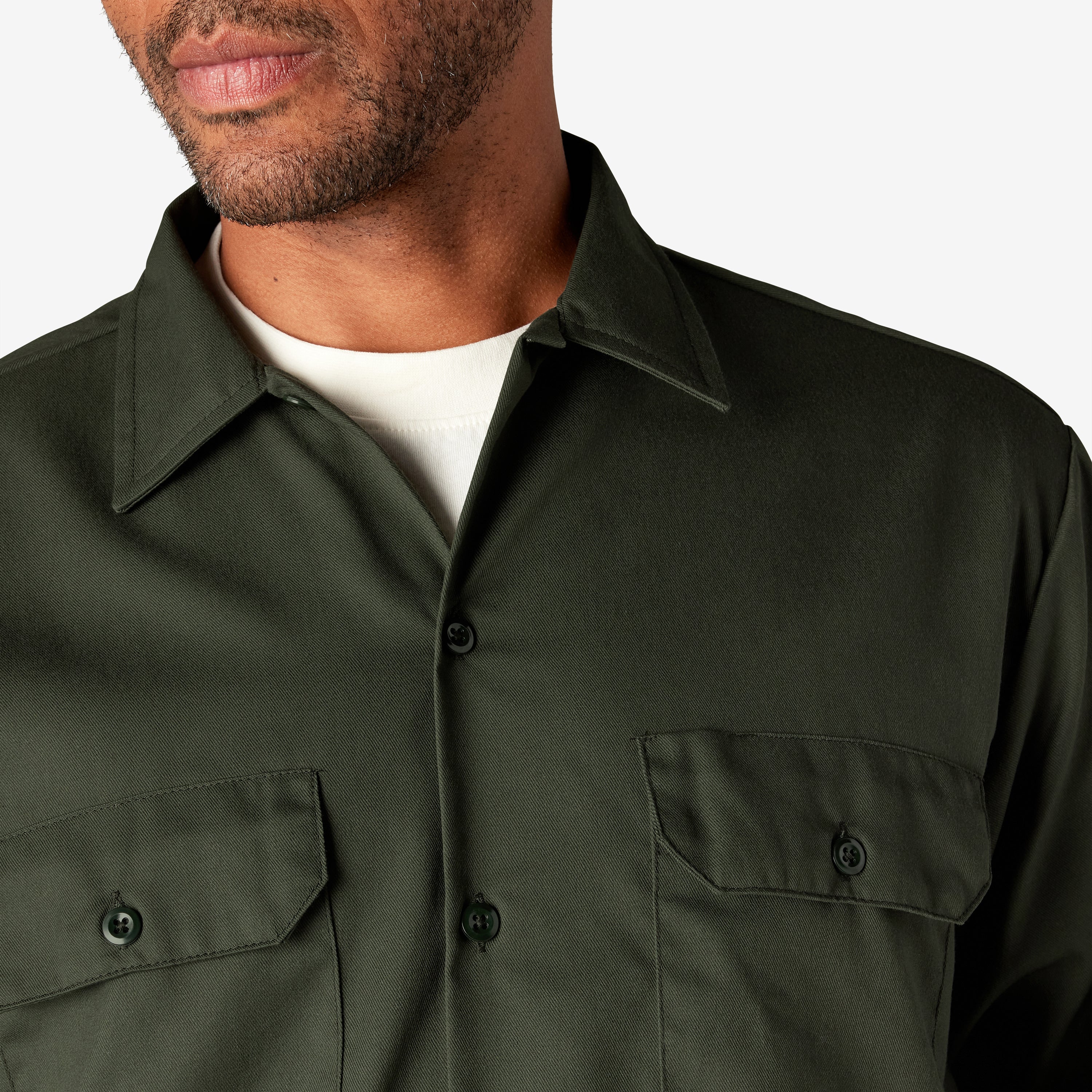 "Long Sleeve Work Shirt"