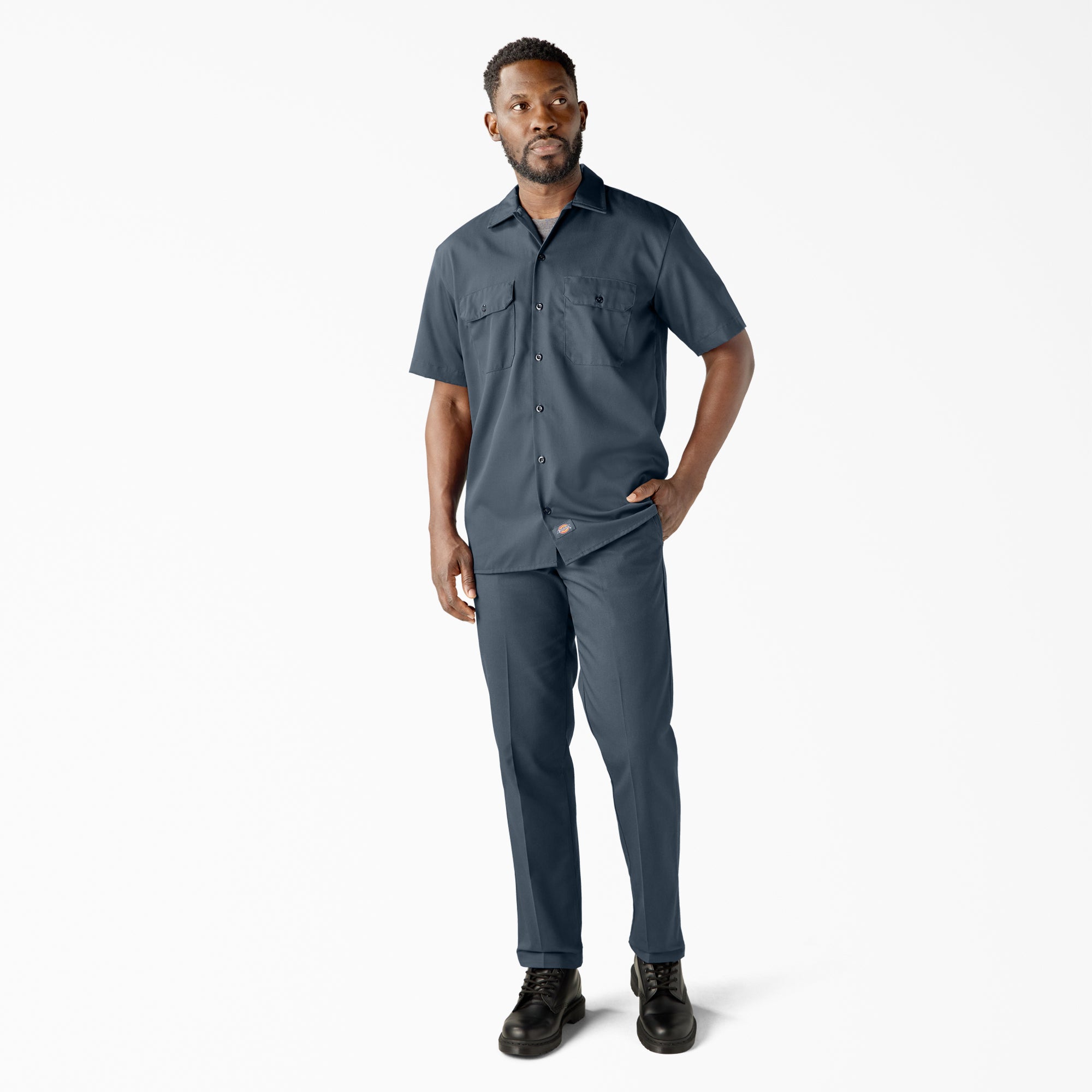"Short Sleeve Work Shirt"