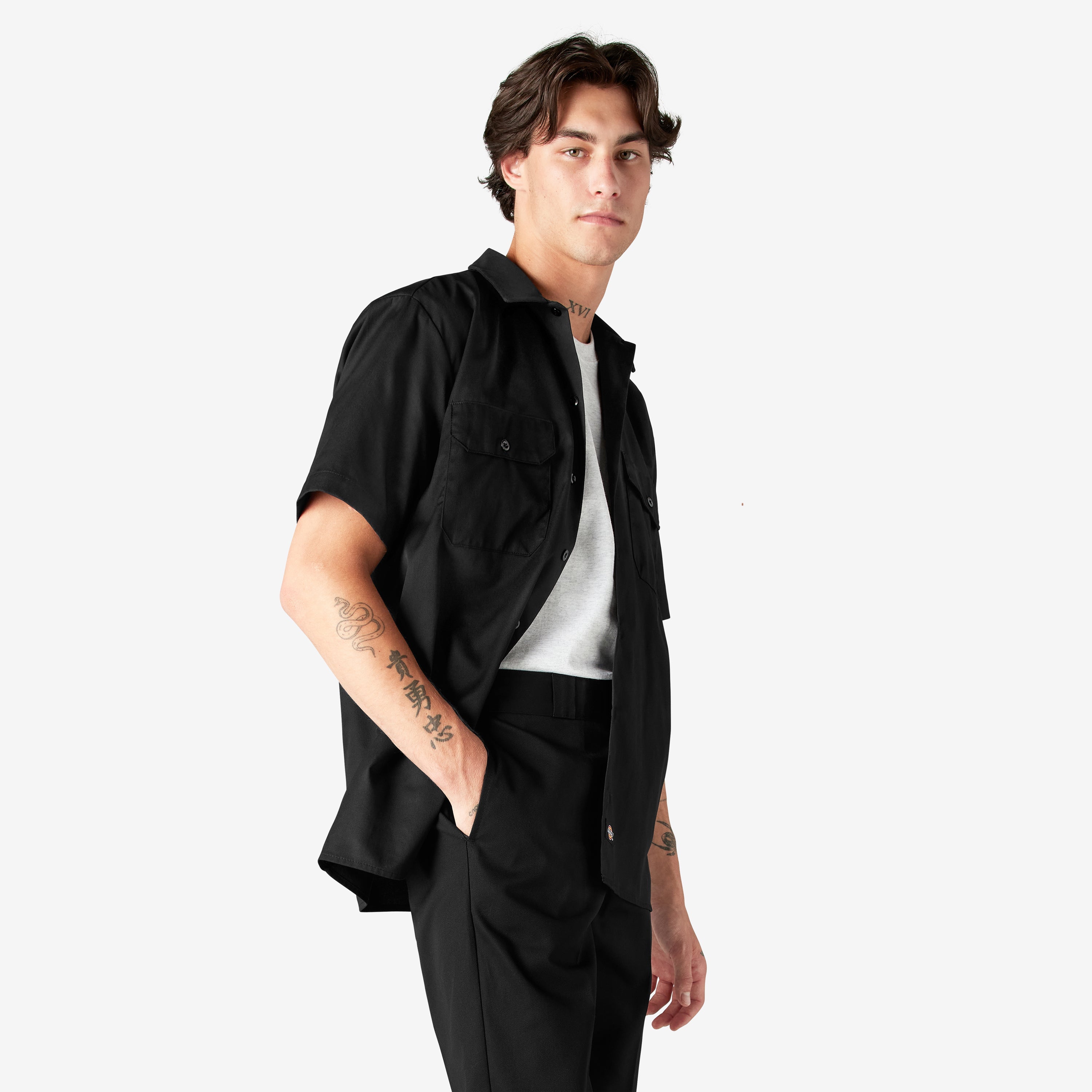 "Short Sleeve Work Shirt"