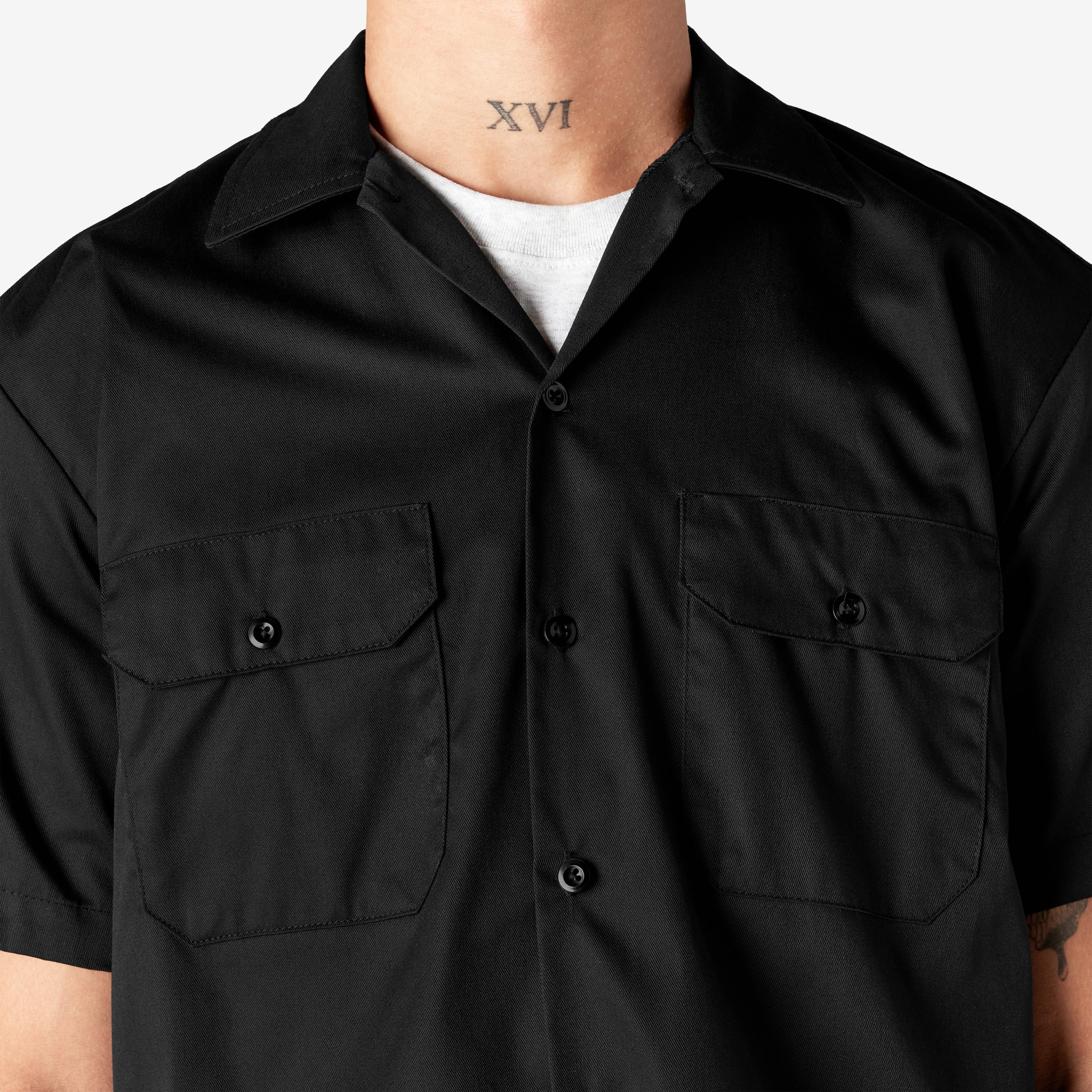 "Short Sleeve Work Shirt"