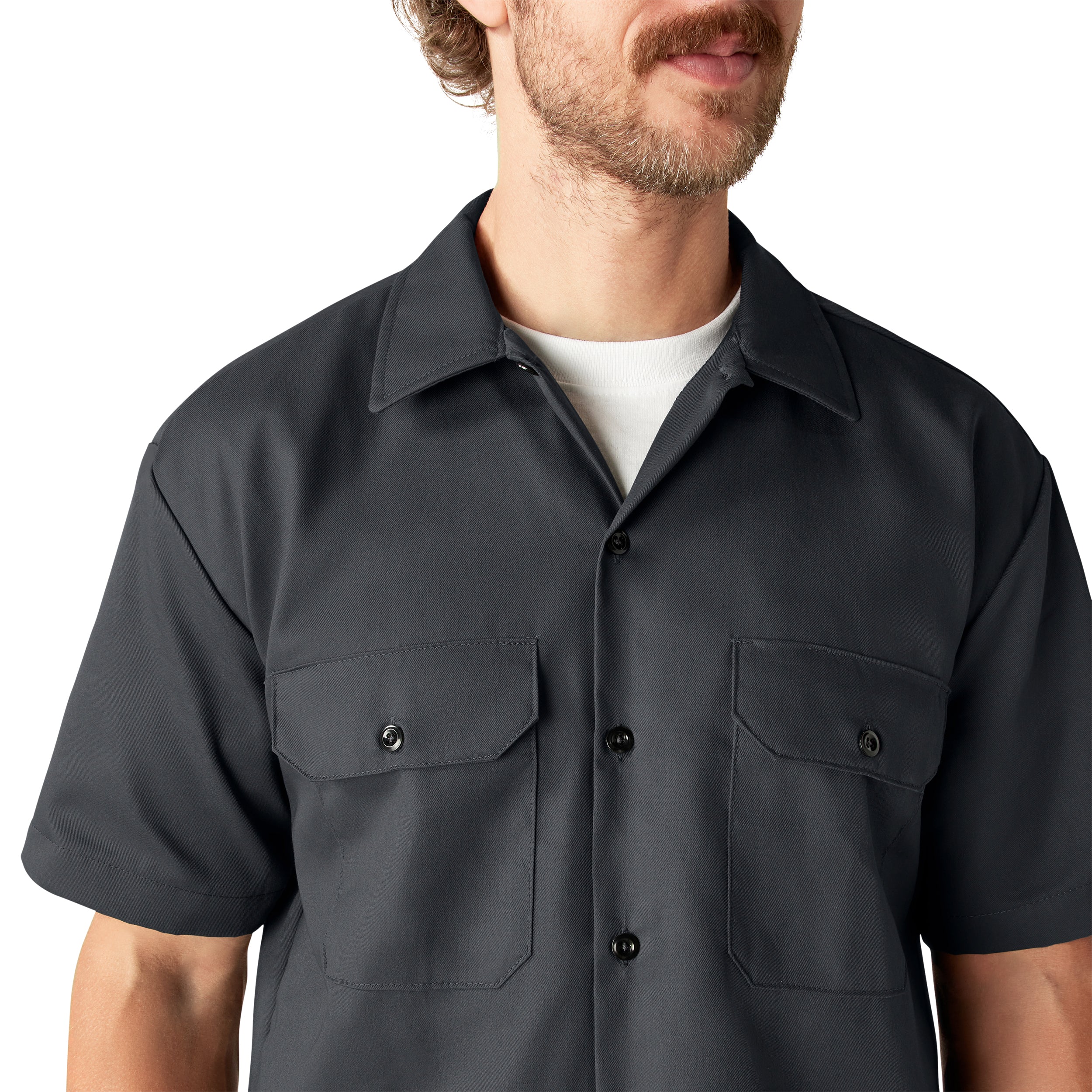 "Short Sleeve Work Shirt"