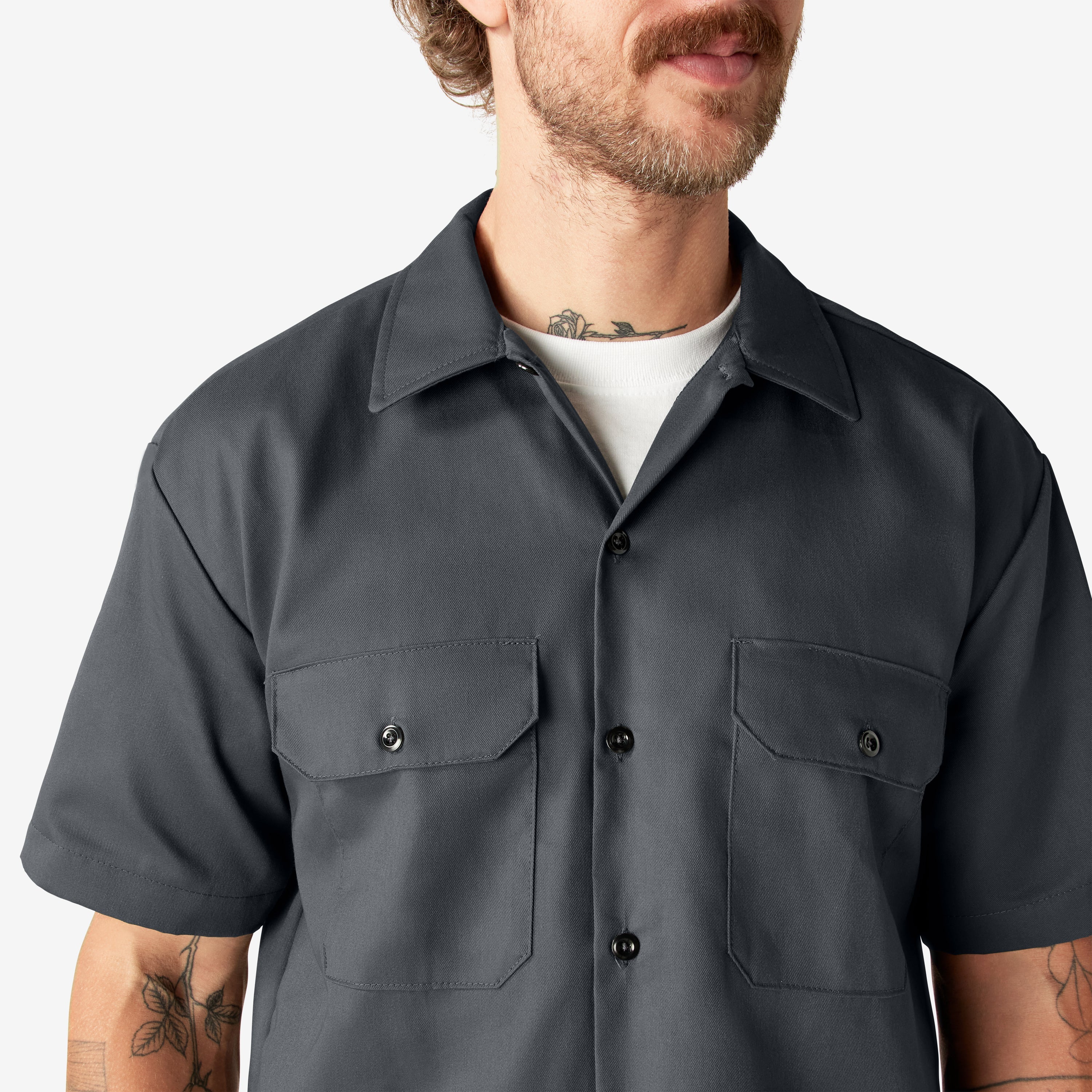 "Short Sleeve Work Shirt"