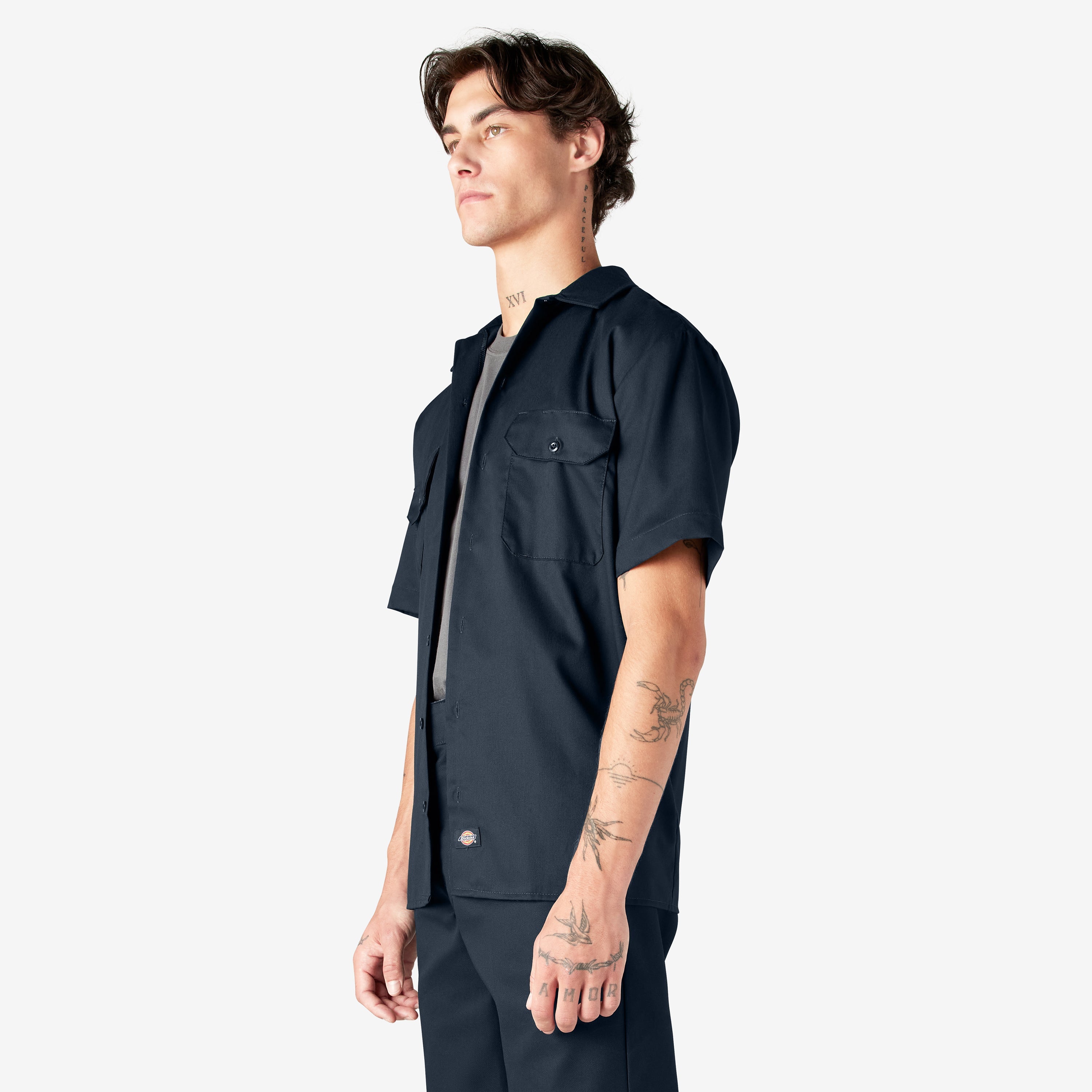 "Short Sleeve Work Shirt"