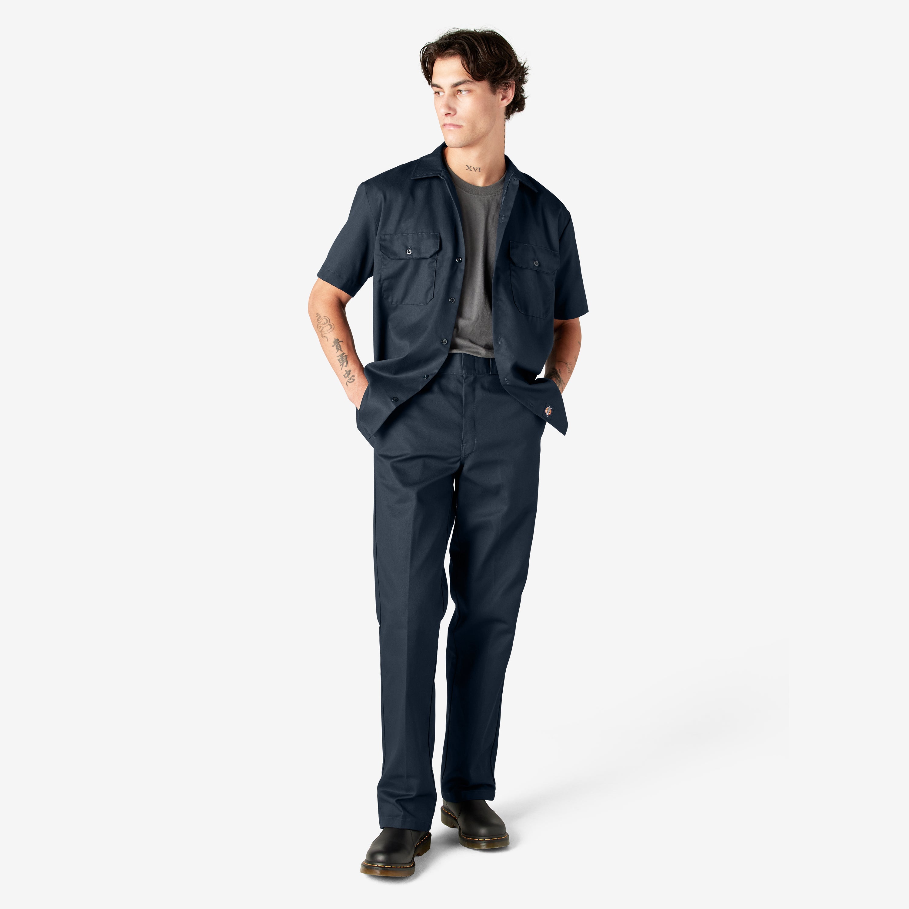 "Short Sleeve Work Shirt"