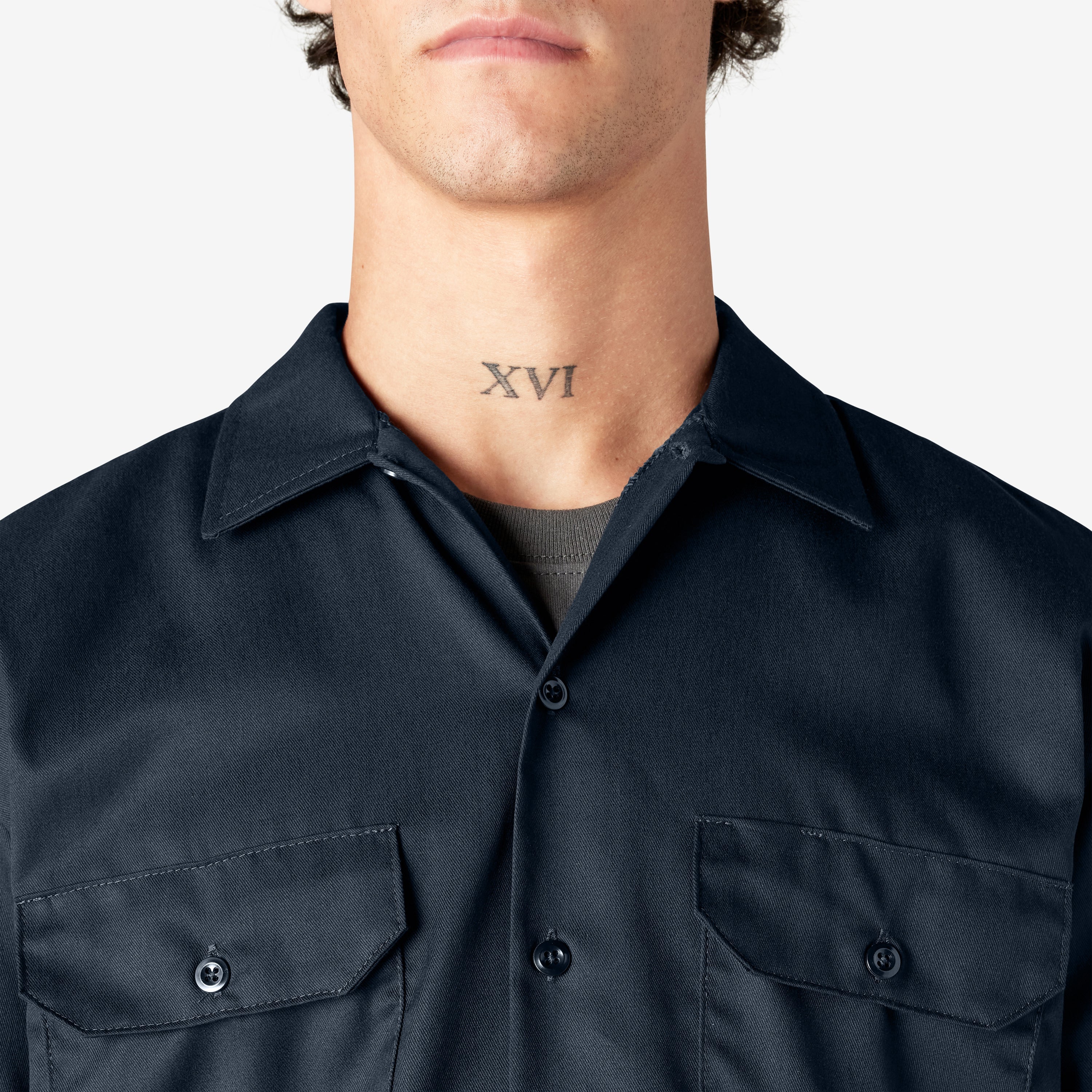 "Short Sleeve Work Shirt"