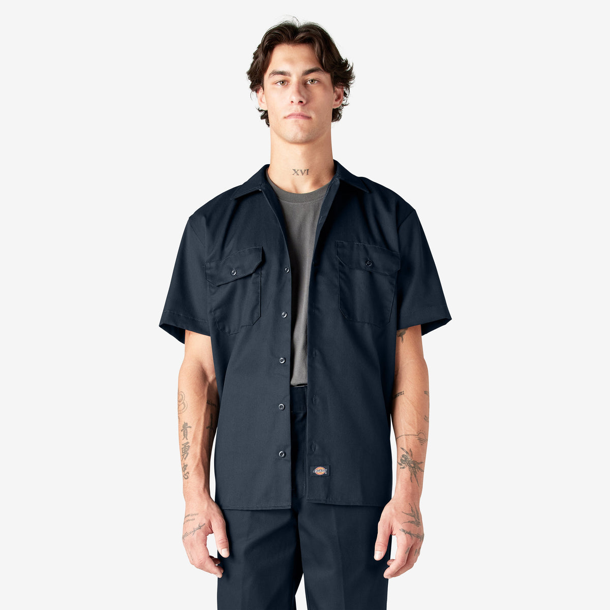 "Short Sleeve Work Shirt"