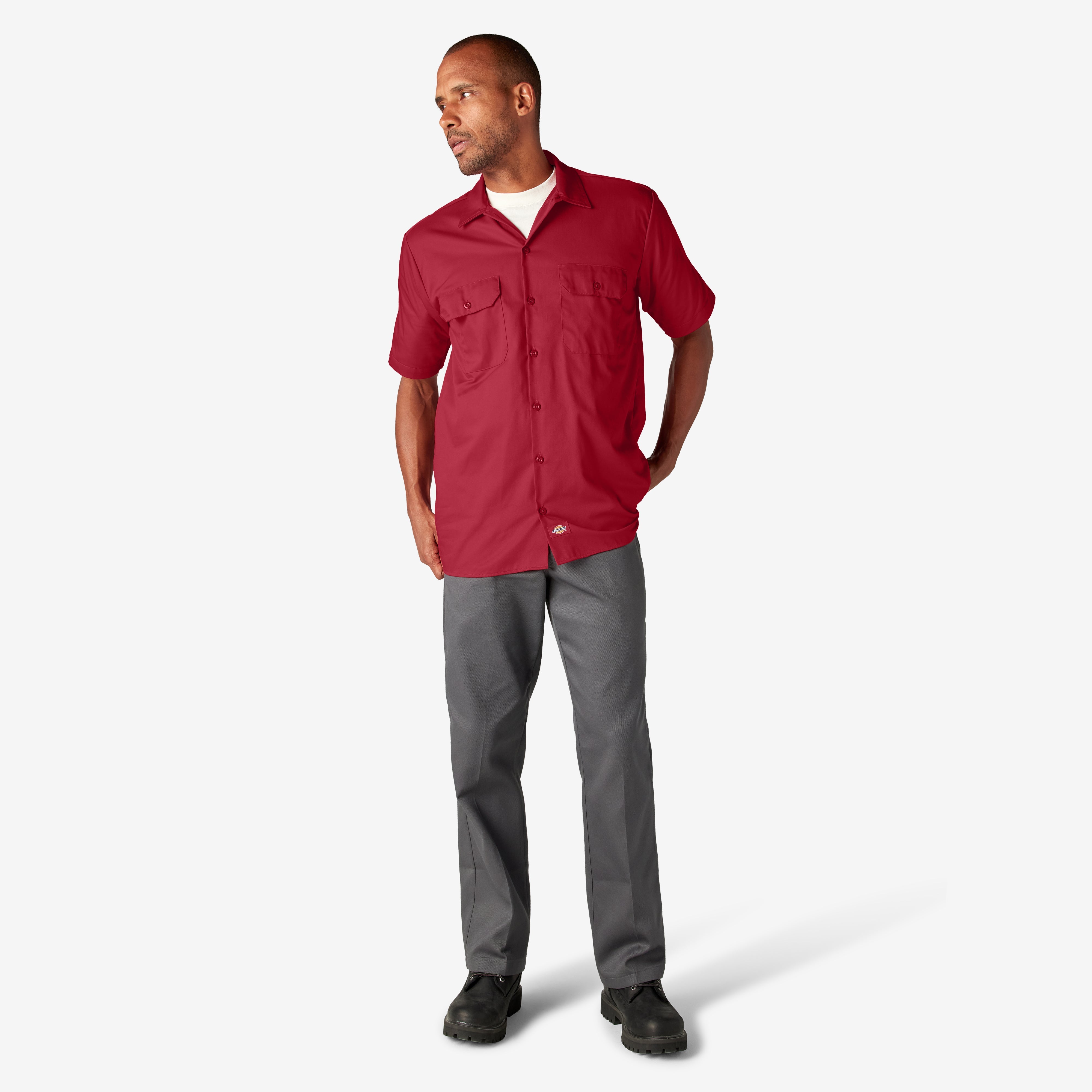 "Short Sleeve Work Shirt"