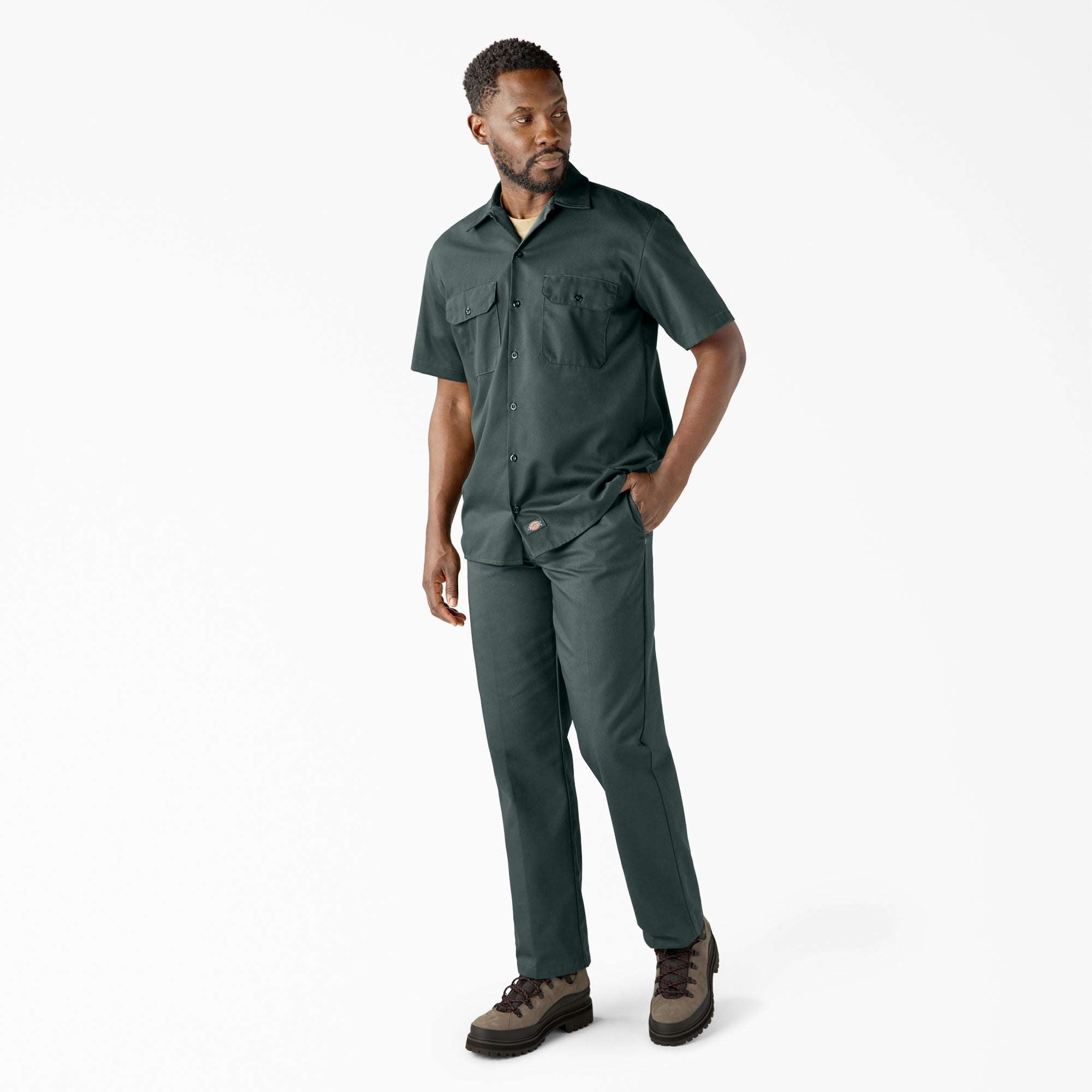 "Short Sleeve Work Shirt"