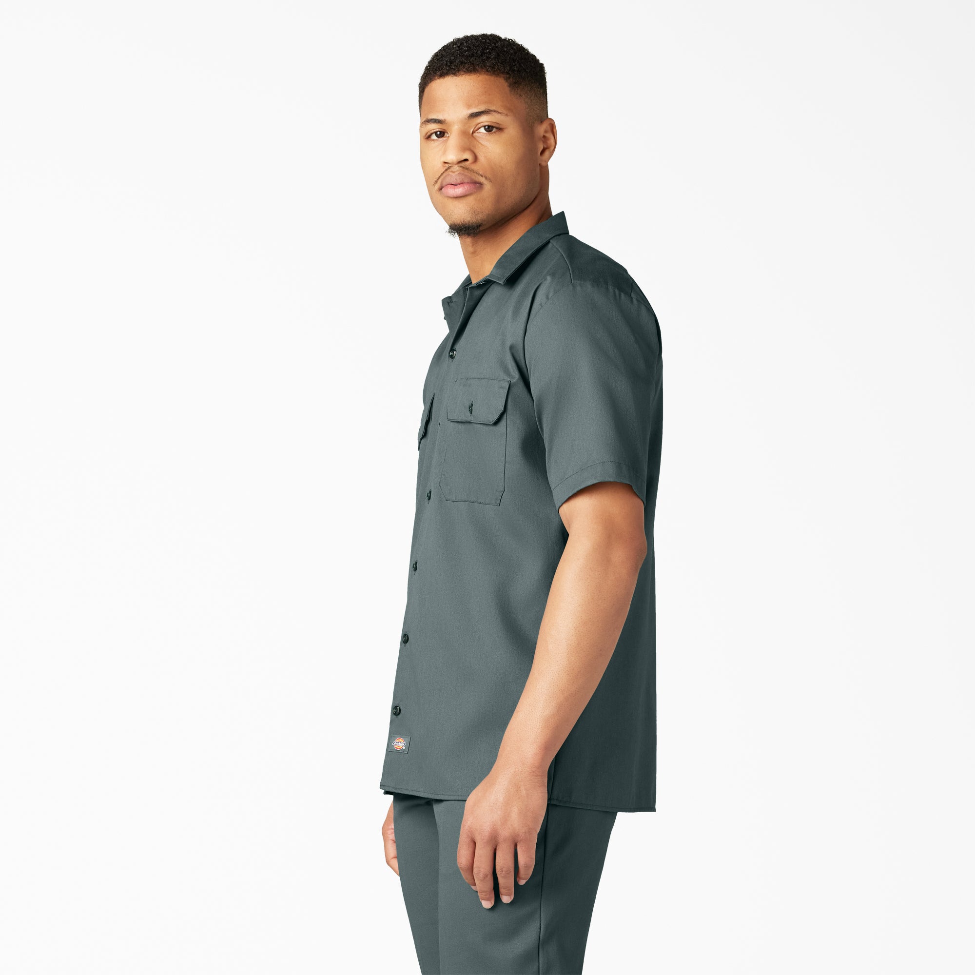 "Short Sleeve Work Shirt"