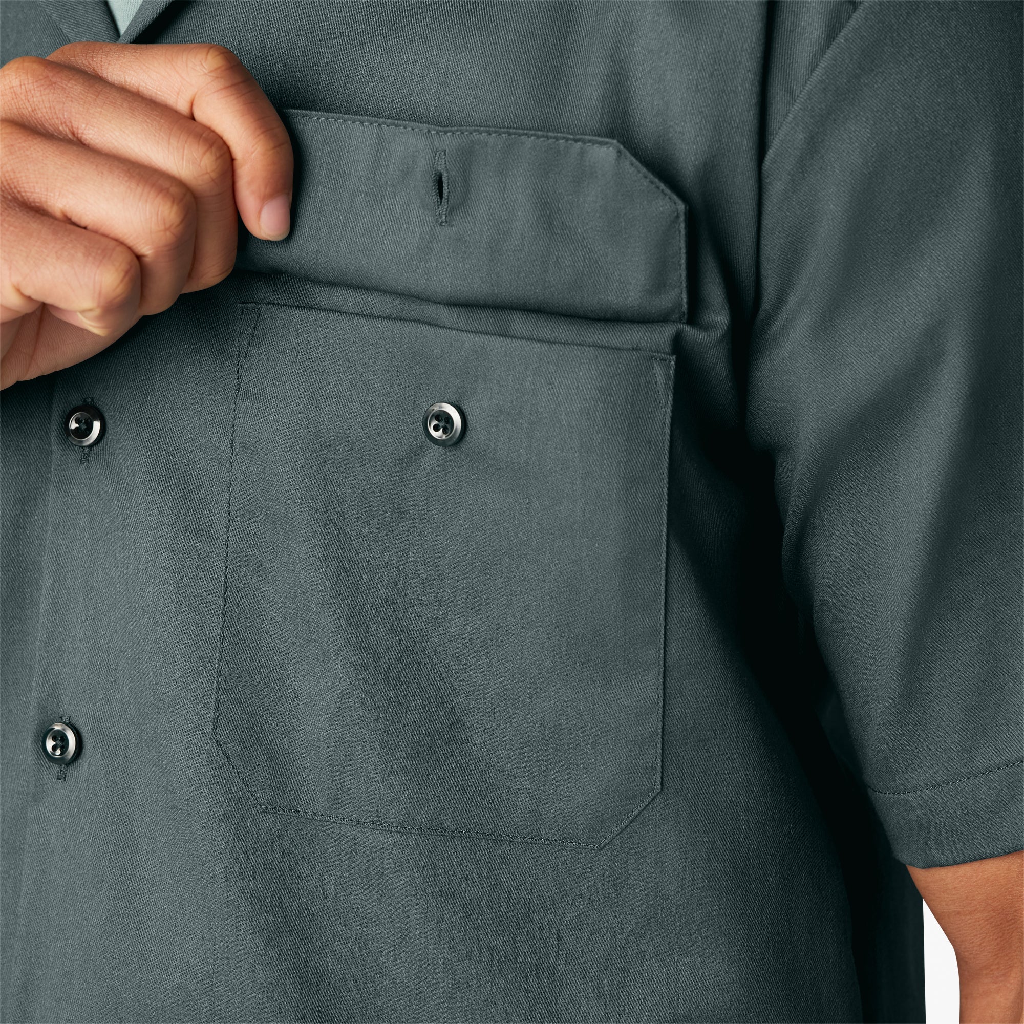 "Short Sleeve Work Shirt"