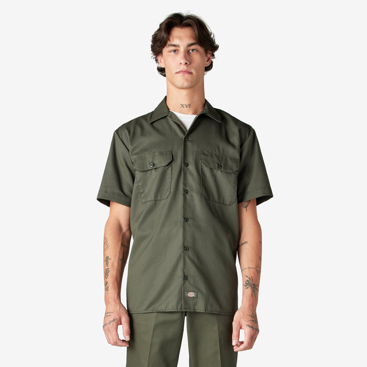 "Short Sleeve Work Shirt"