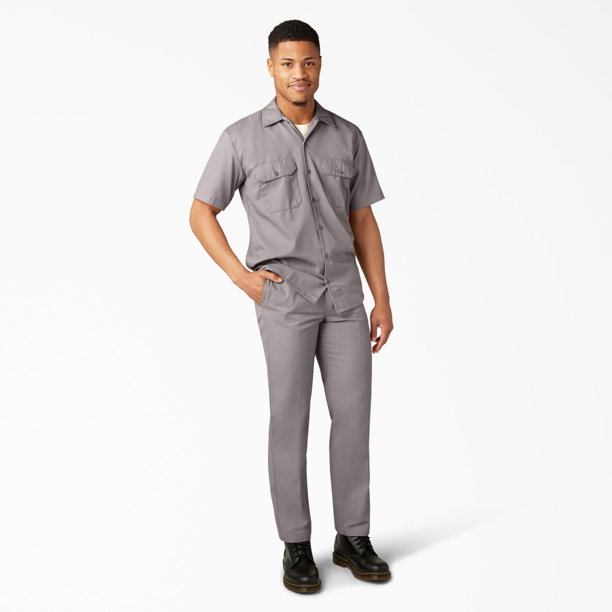 "Short Sleeve Work Shirt"