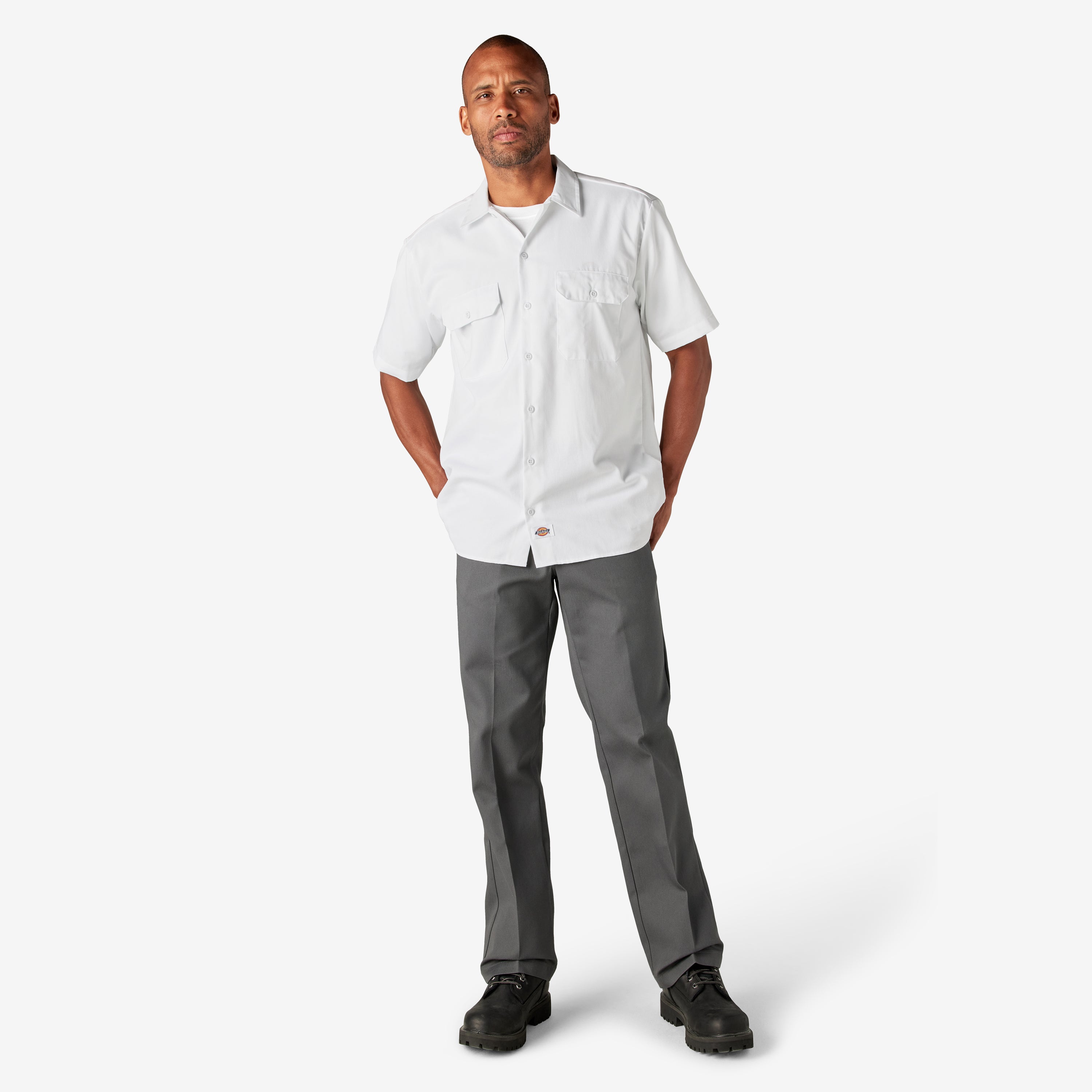 "Short Sleeve Work Shirt"