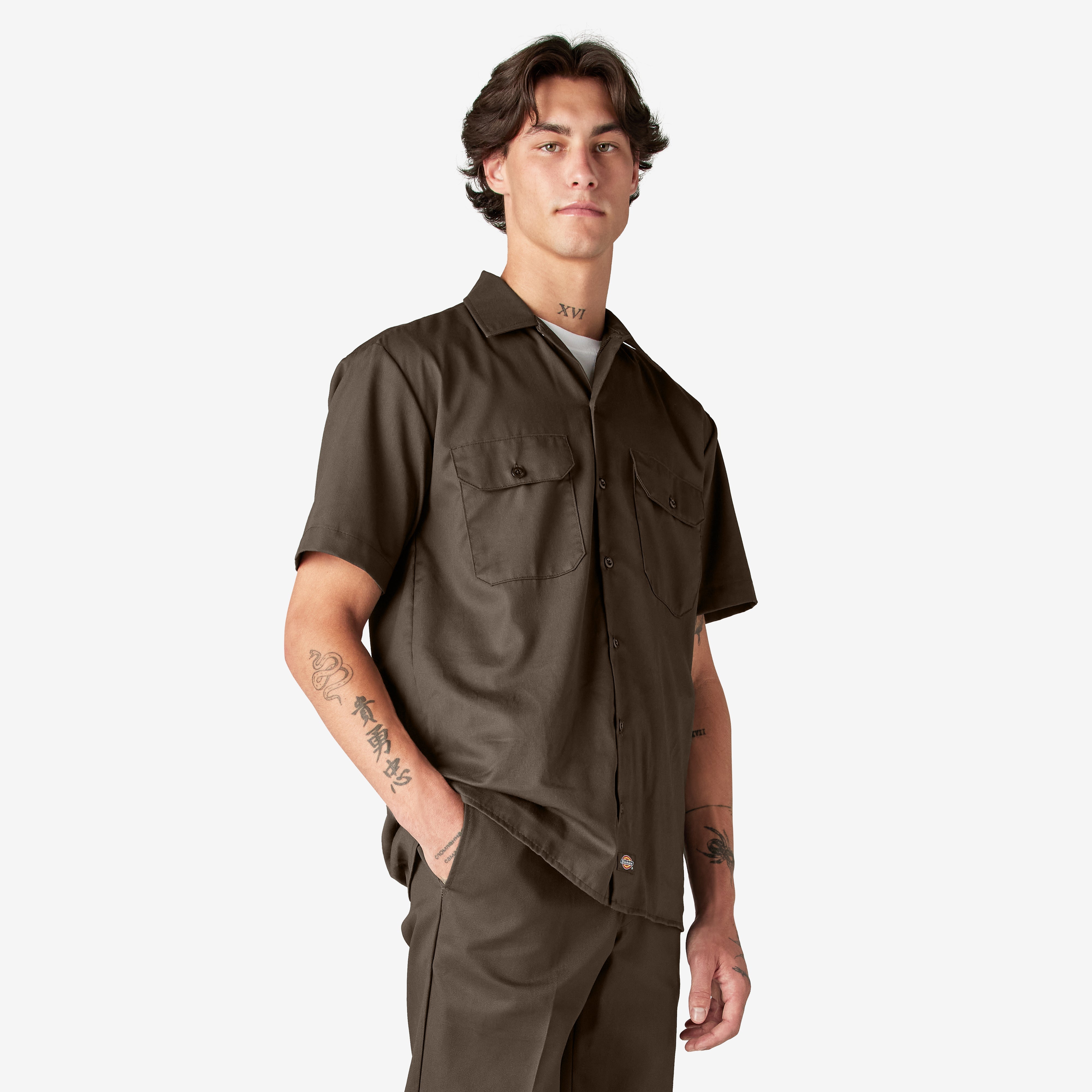 "Short Sleeve Work Shirt"