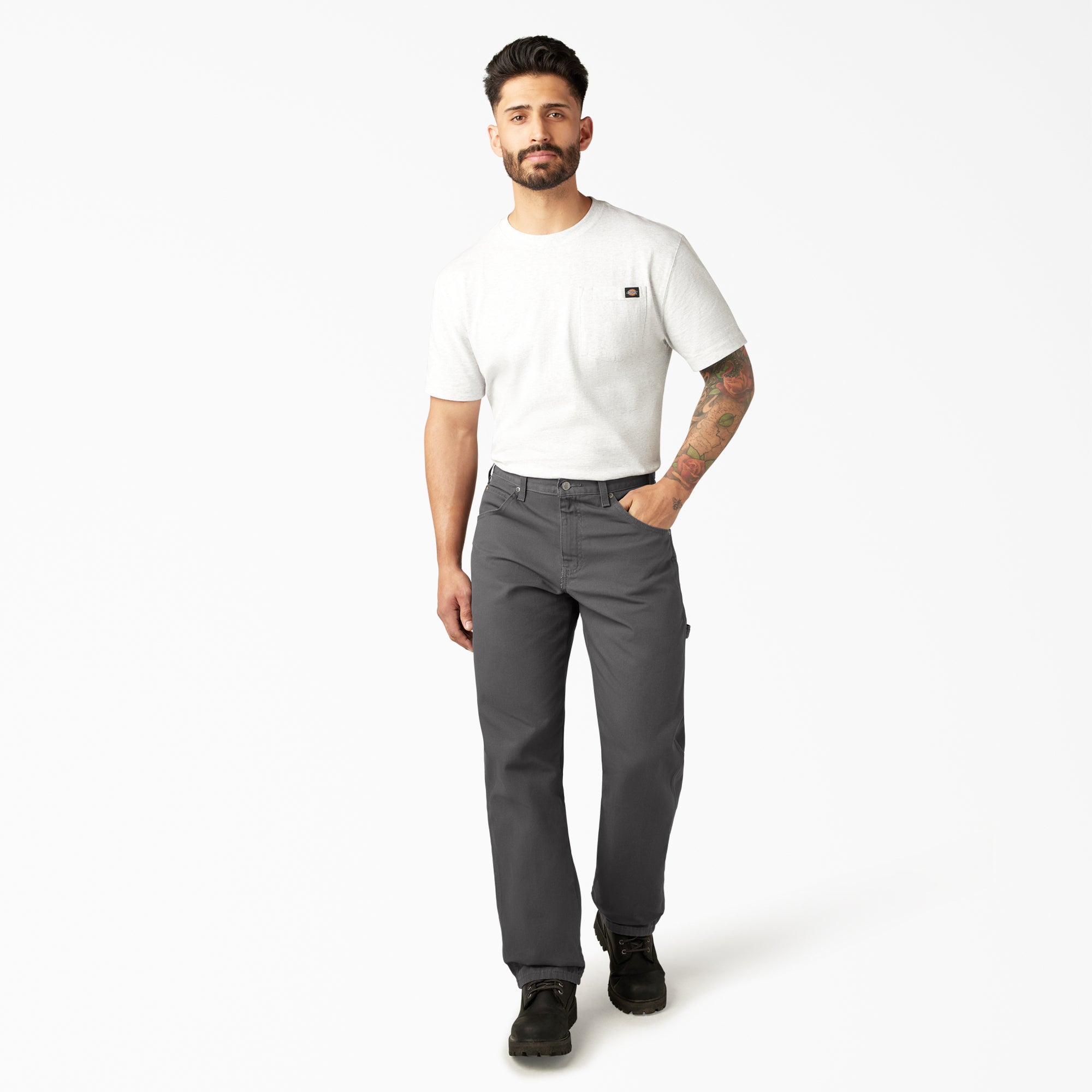 "Relaxed Fit Heavyweight Duck Carpenter Pants"