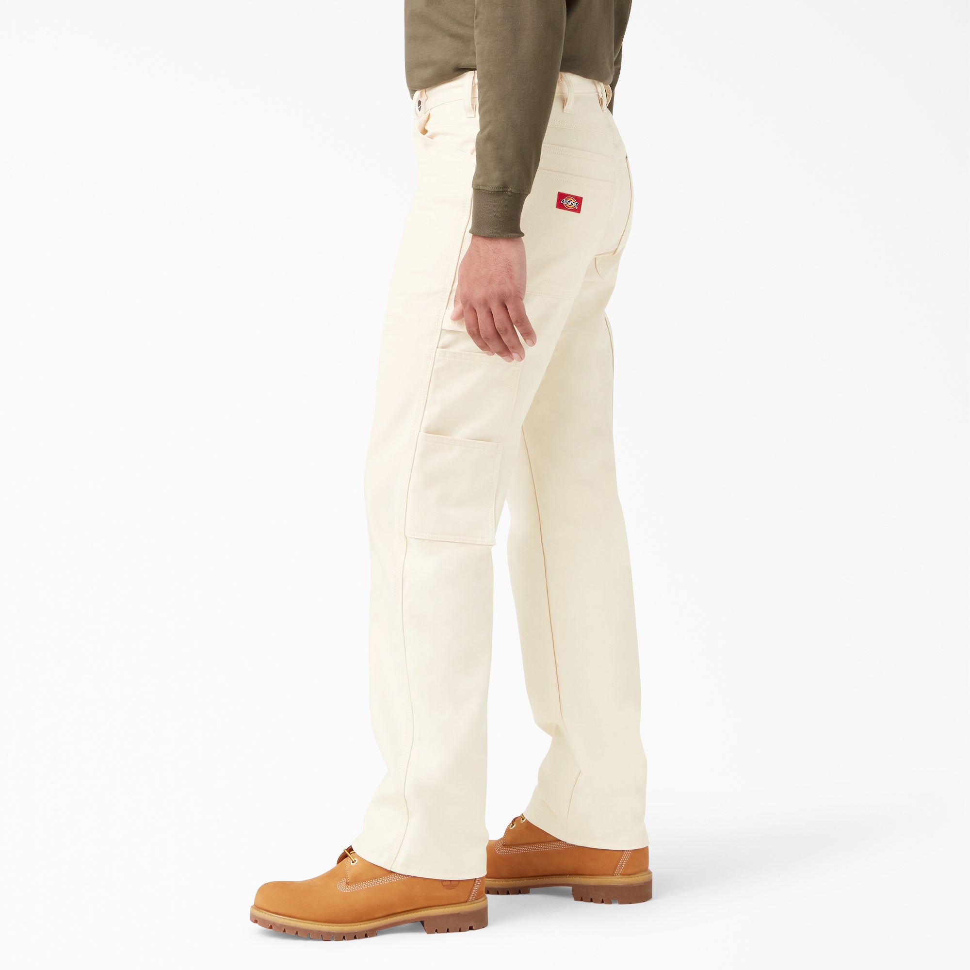 "Relaxed Fit Straight Leg Painter's Pants"