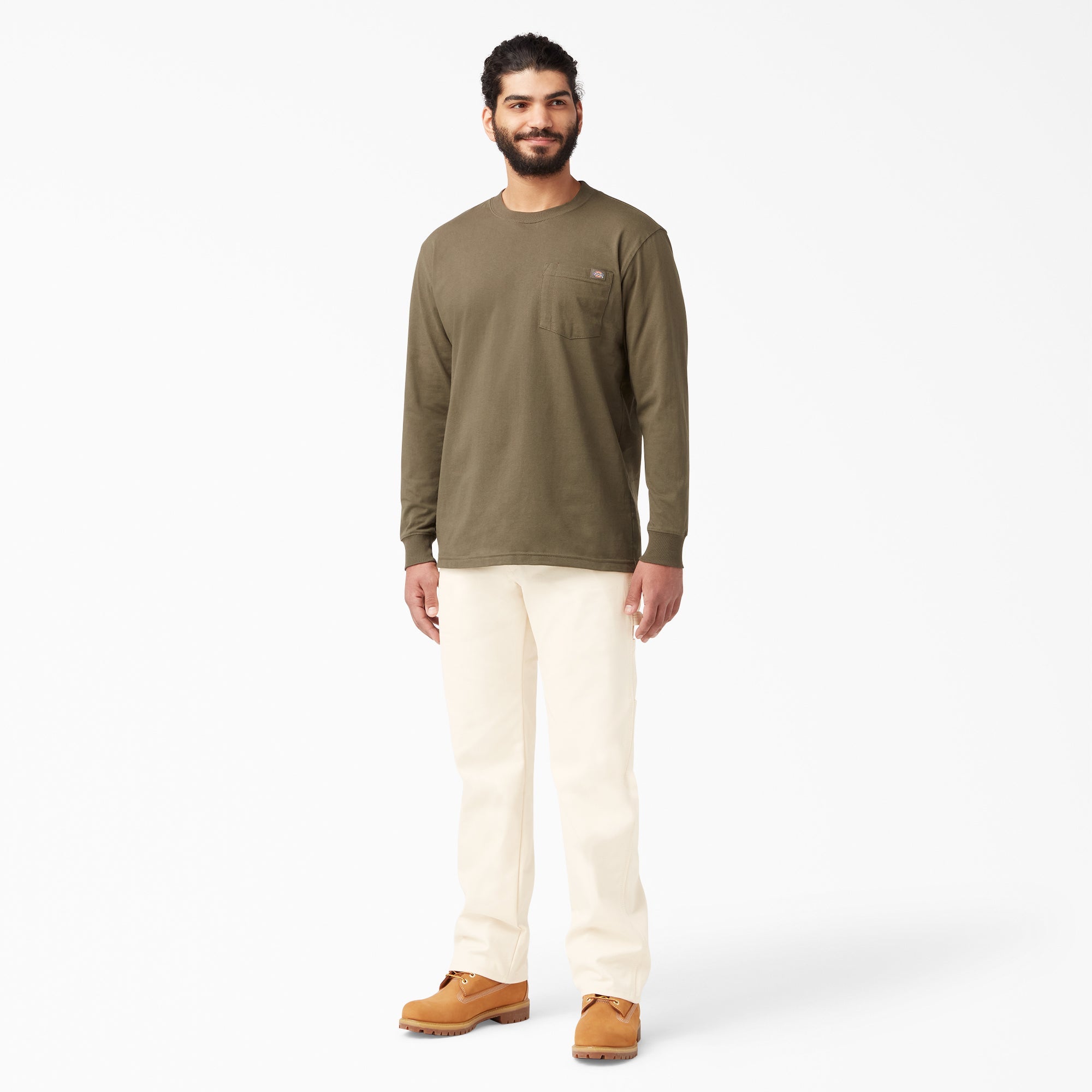 "Relaxed Fit Straight Leg Painter's Pants"