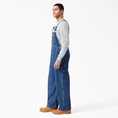 "Stonewashed Indigo Bib Overalls"