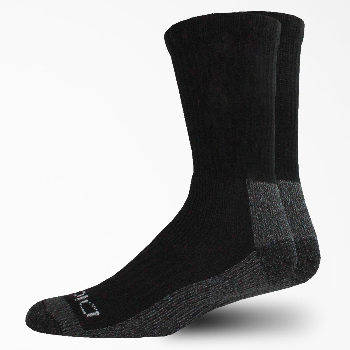 "Steel Toe Crew Socks, Size 6-12, 2-Pack"