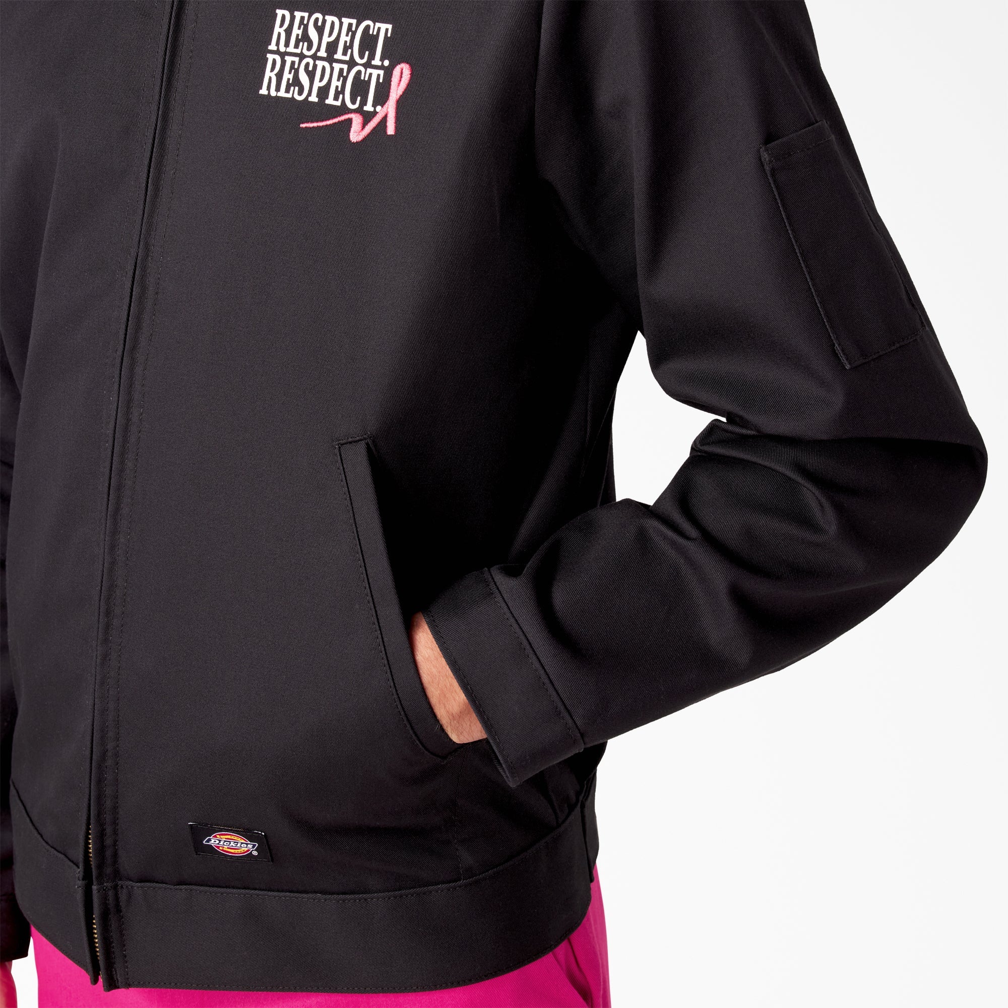 "Breast Cancer Awareness Eisenhower Jacket"
