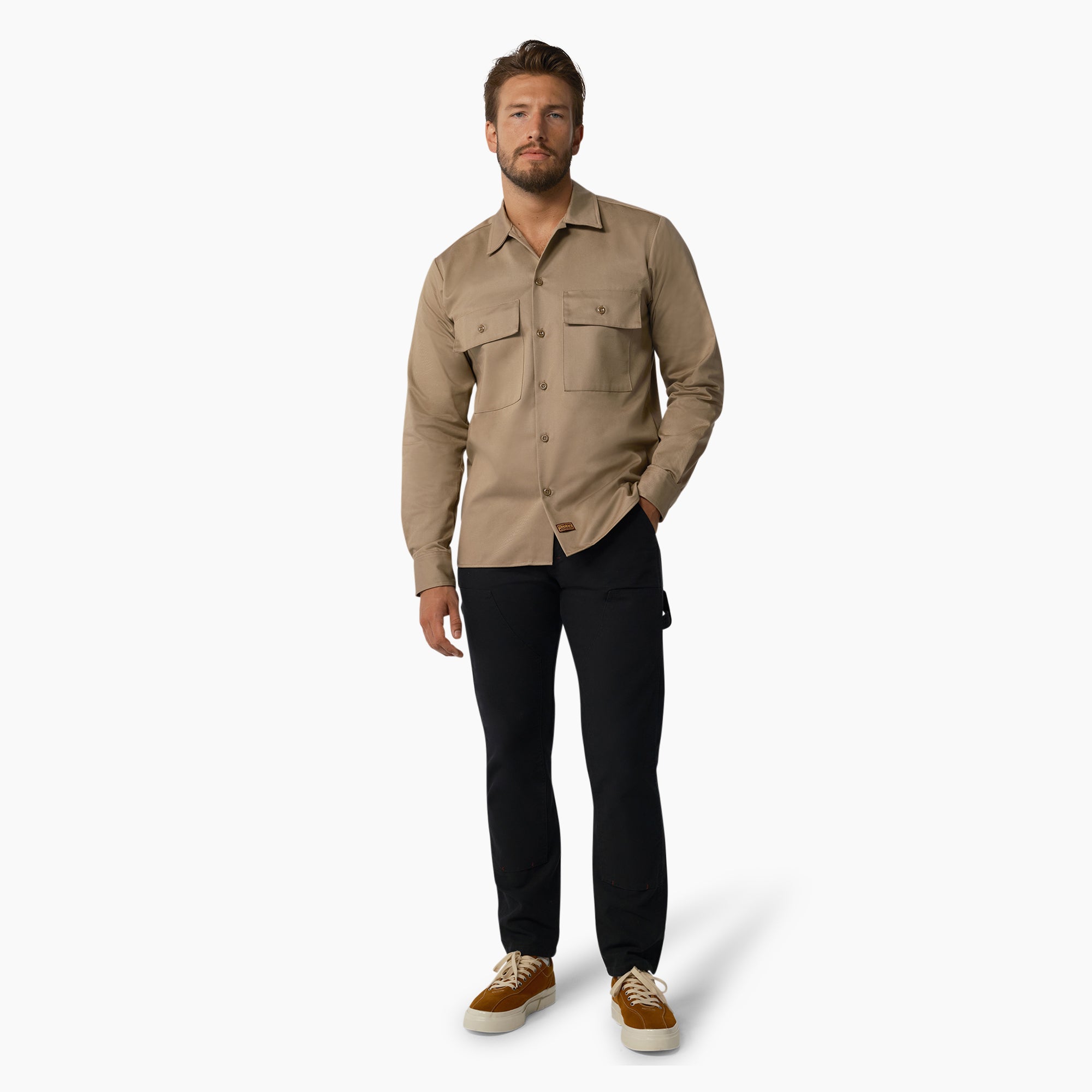 "Dickies 1922 Premium Twill Long Sleeve Shirt"