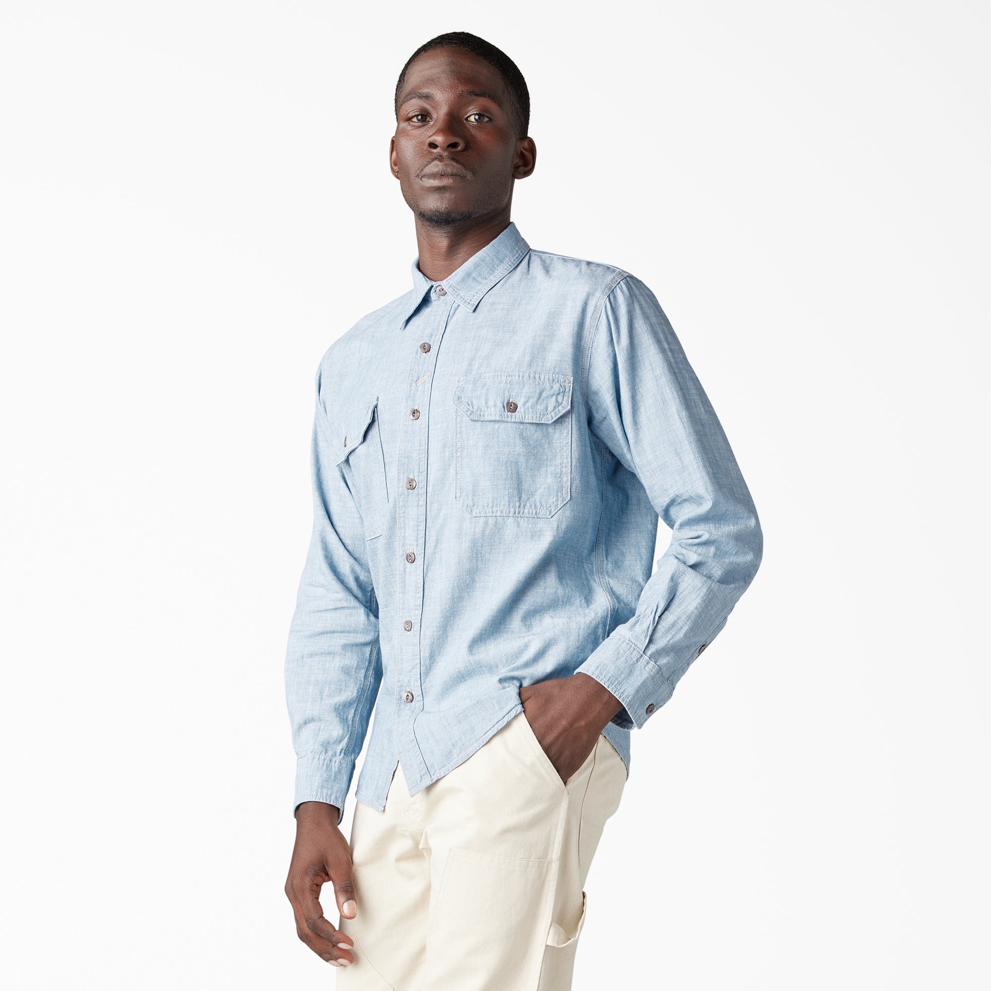 "Dickies 1922 Long Sleeve Work Shirt"