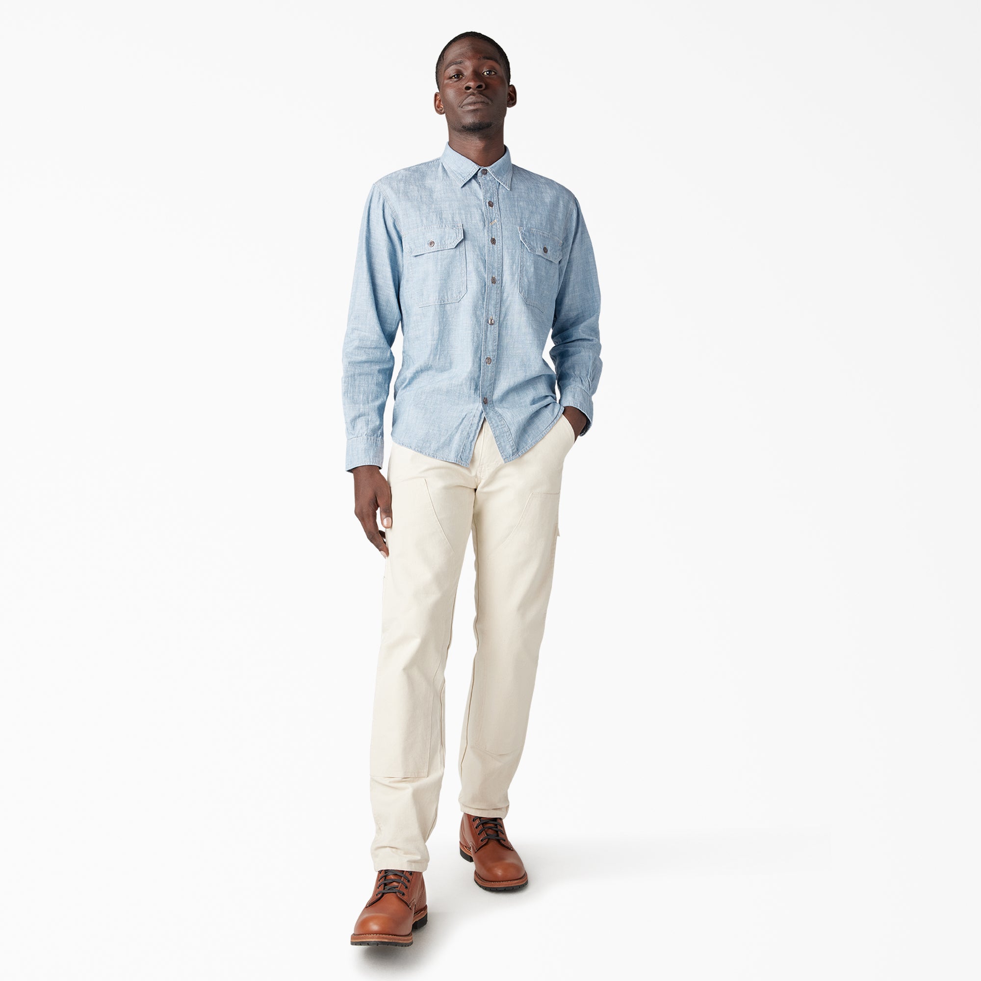 "Dickies 1922 Long Sleeve Work Shirt"