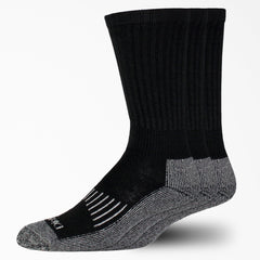 "Heavyweight Crew Socks, Size 6-12, 3-Pack"