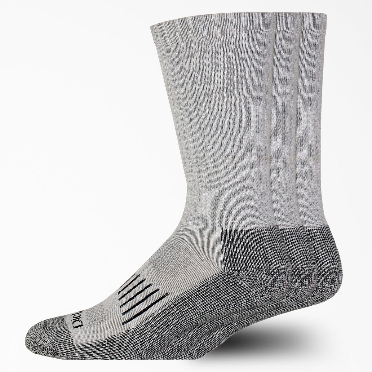 "Heavyweight Crew Socks, Size 6-12, 3-Pack"