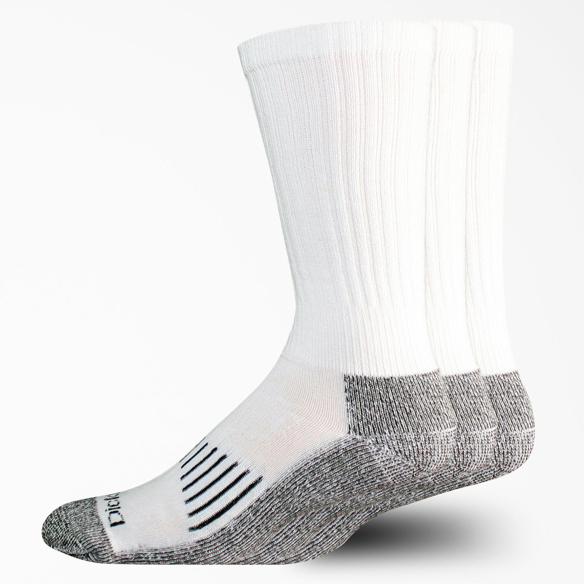 "Heavyweight Crew Socks, Size 6-12, 3-Pack"