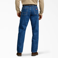 "Relaxed Fit Straight Leg Heavyweight Denim Jeans"