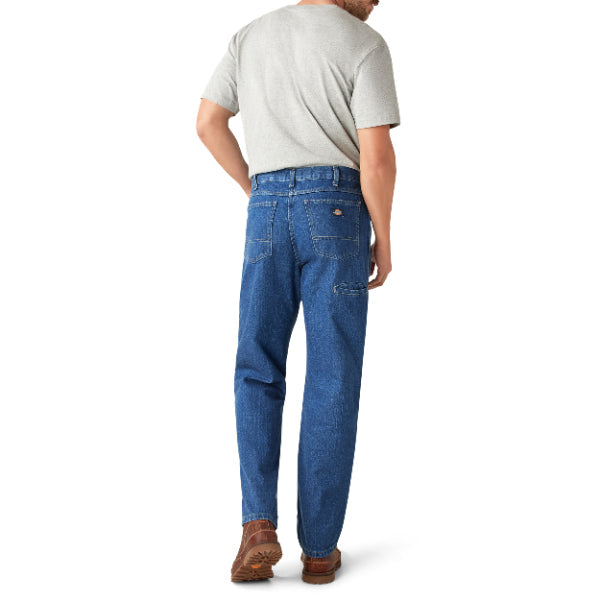 "Relaxed Fit Double Knee Jeans"
