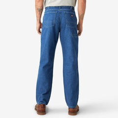 "Relaxed Fit Double Knee Jeans"