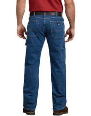 "Relaxed Fit Straight Leg Carpenter Denim Jeans"