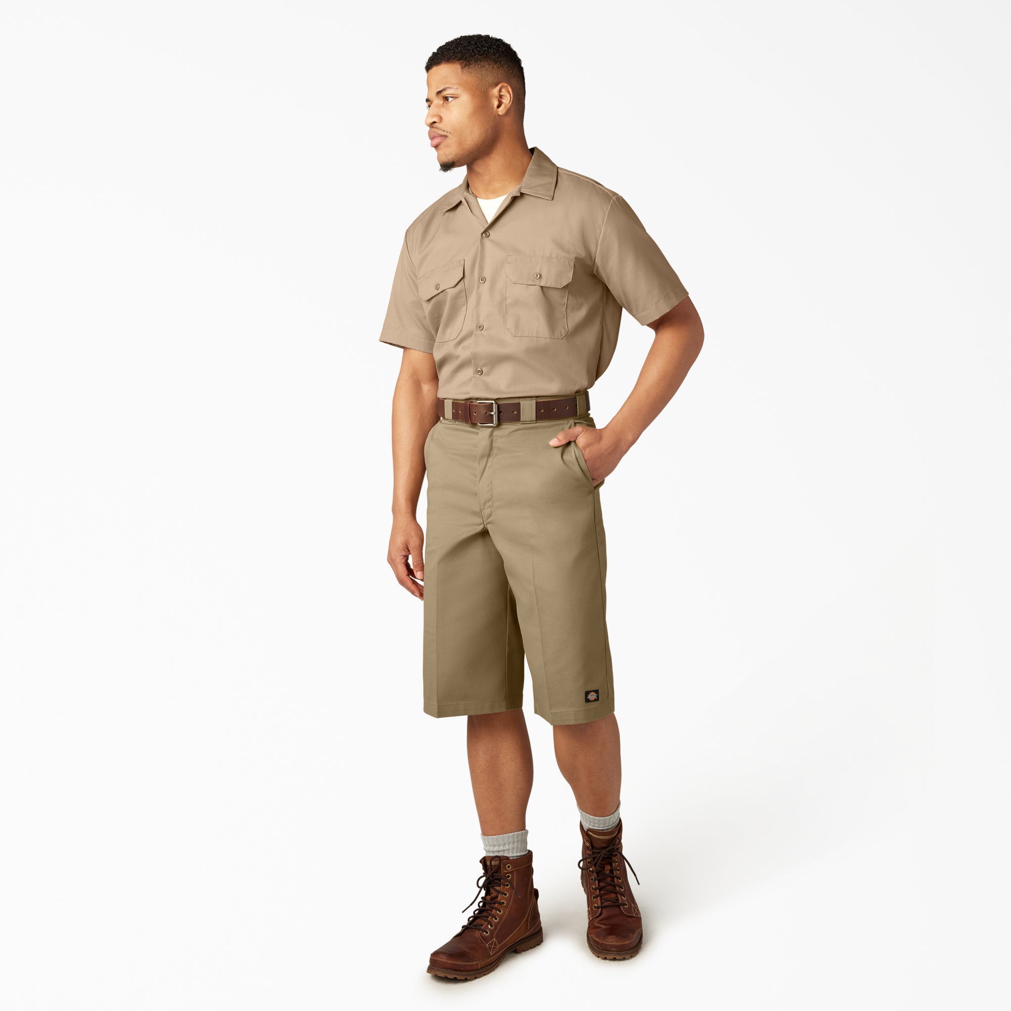 "Loose Fit Multi-Use Pocket Work Shorts, 15"""