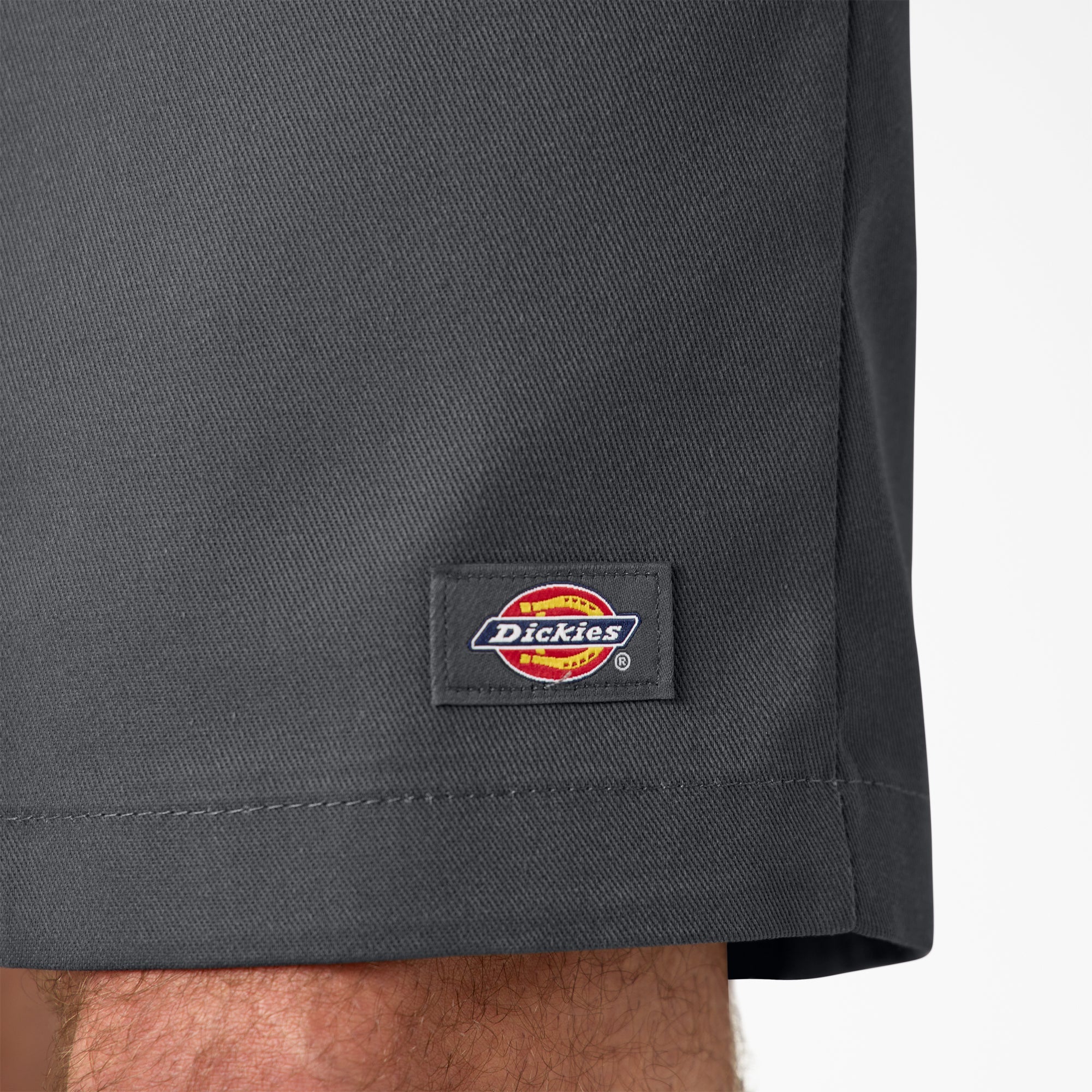 "Loose Fit Flat Front Work Shorts, 13"""