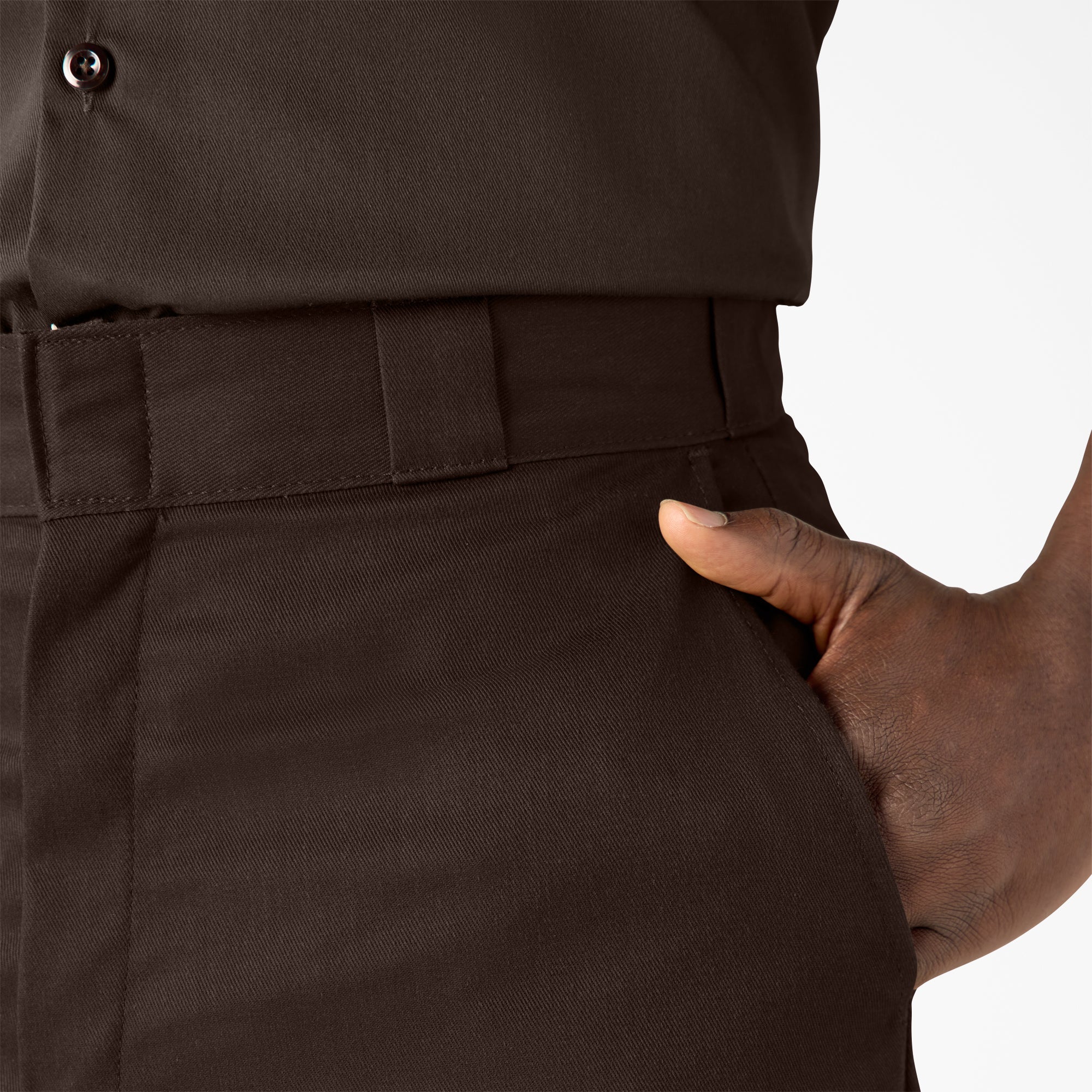 "Loose Fit Flat Front Work Shorts, 13"""