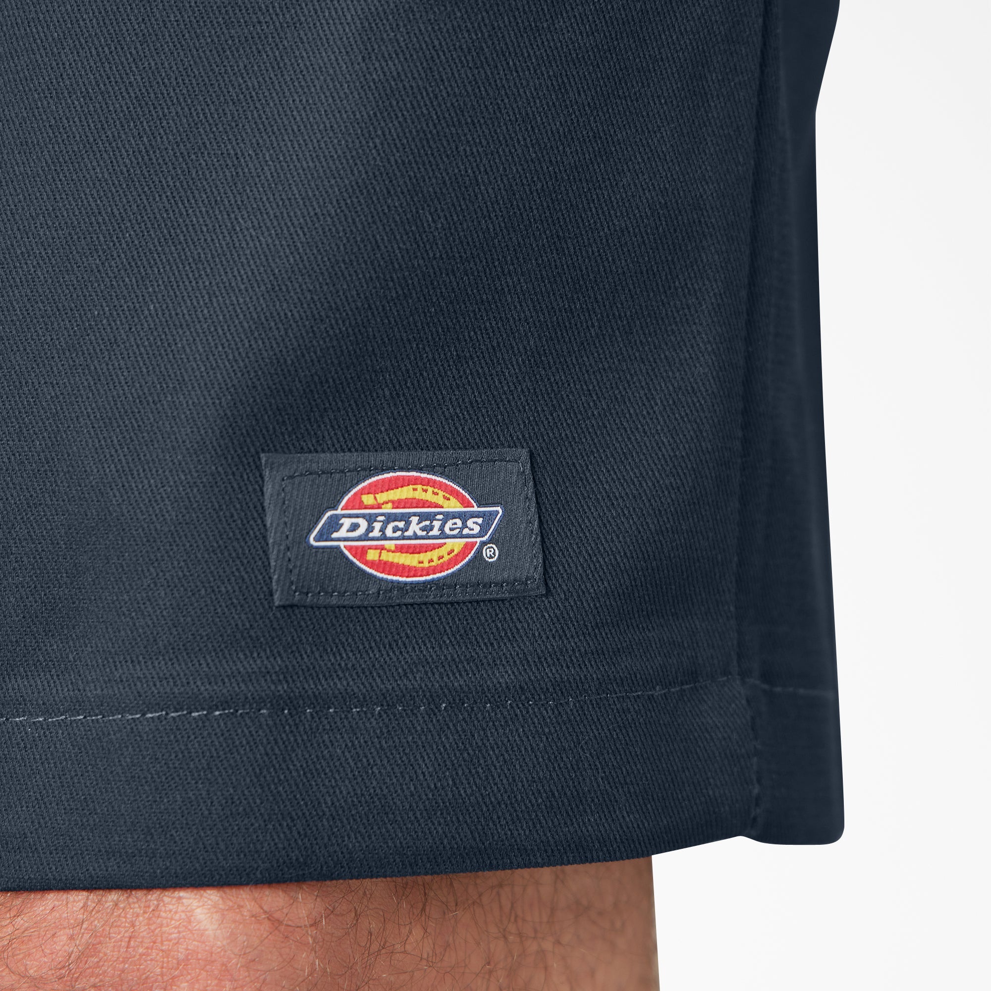 "Loose Fit Flat Front Work Shorts, 13"""