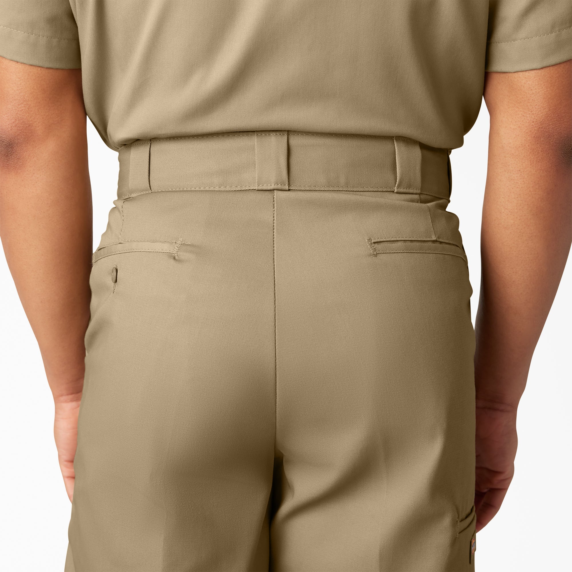 "Loose Fit Flat Front Work Shorts, 13"""