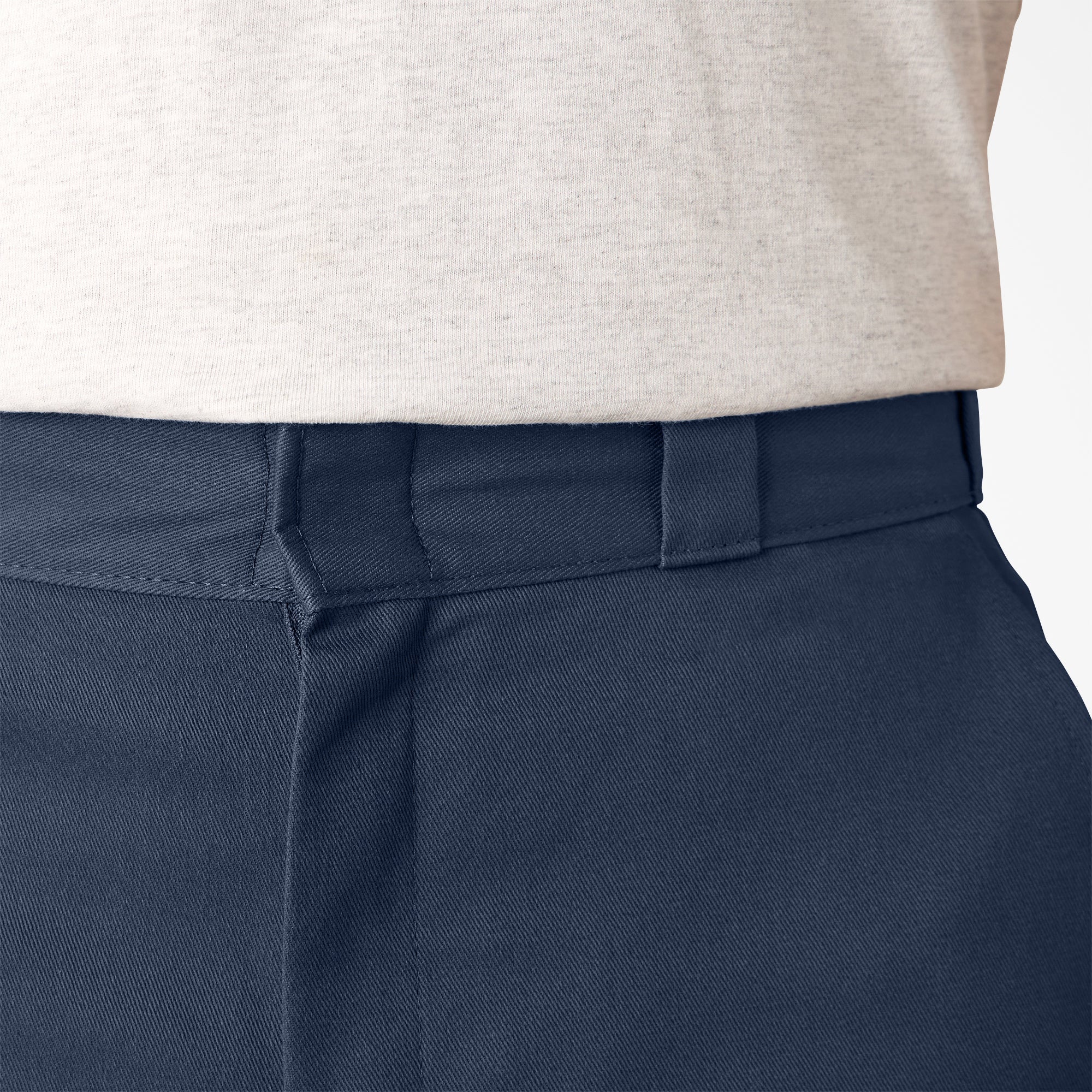 "Loose Fit Flat Front Work Shorts, 13"""