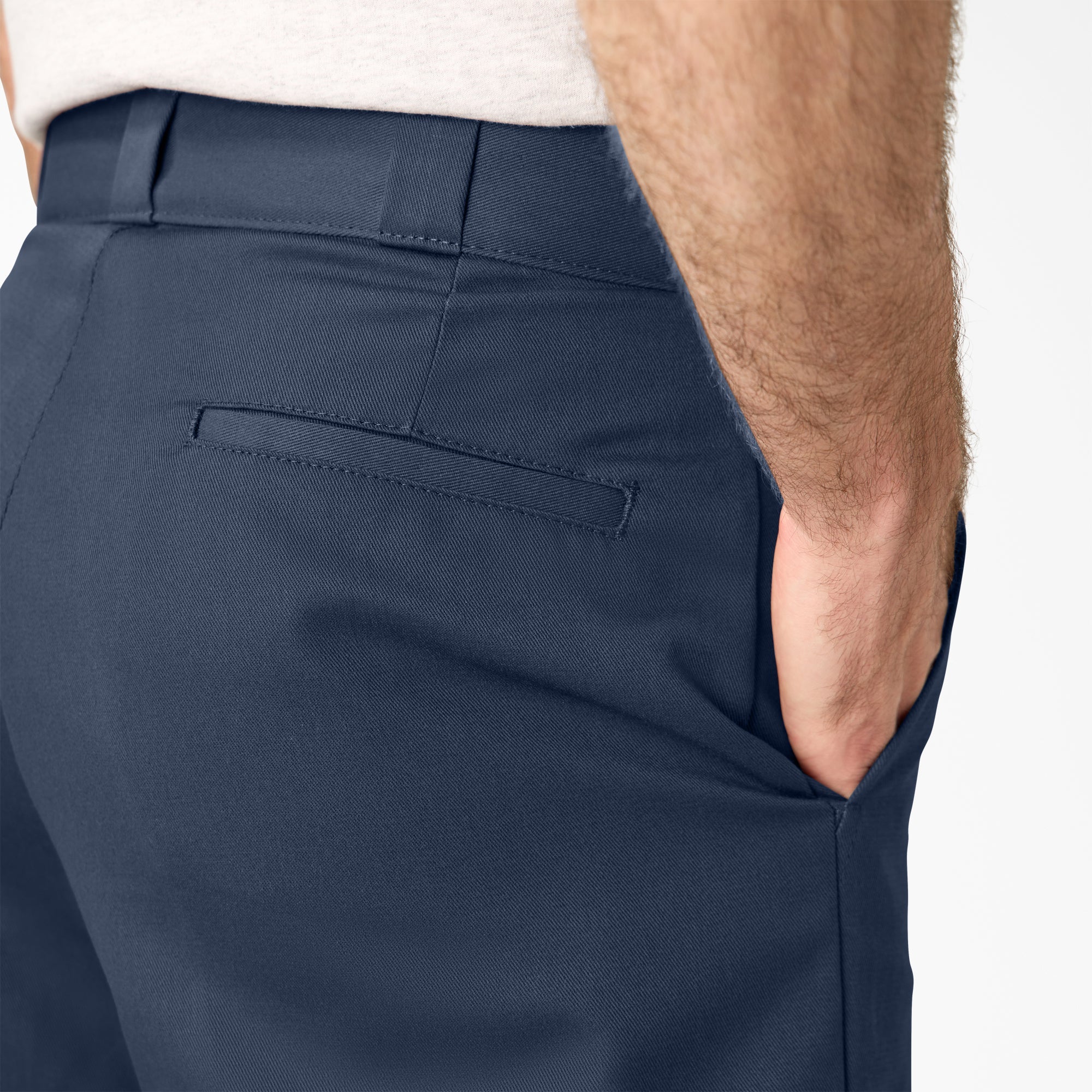 "Loose Fit Flat Front Work Shorts, 13"""