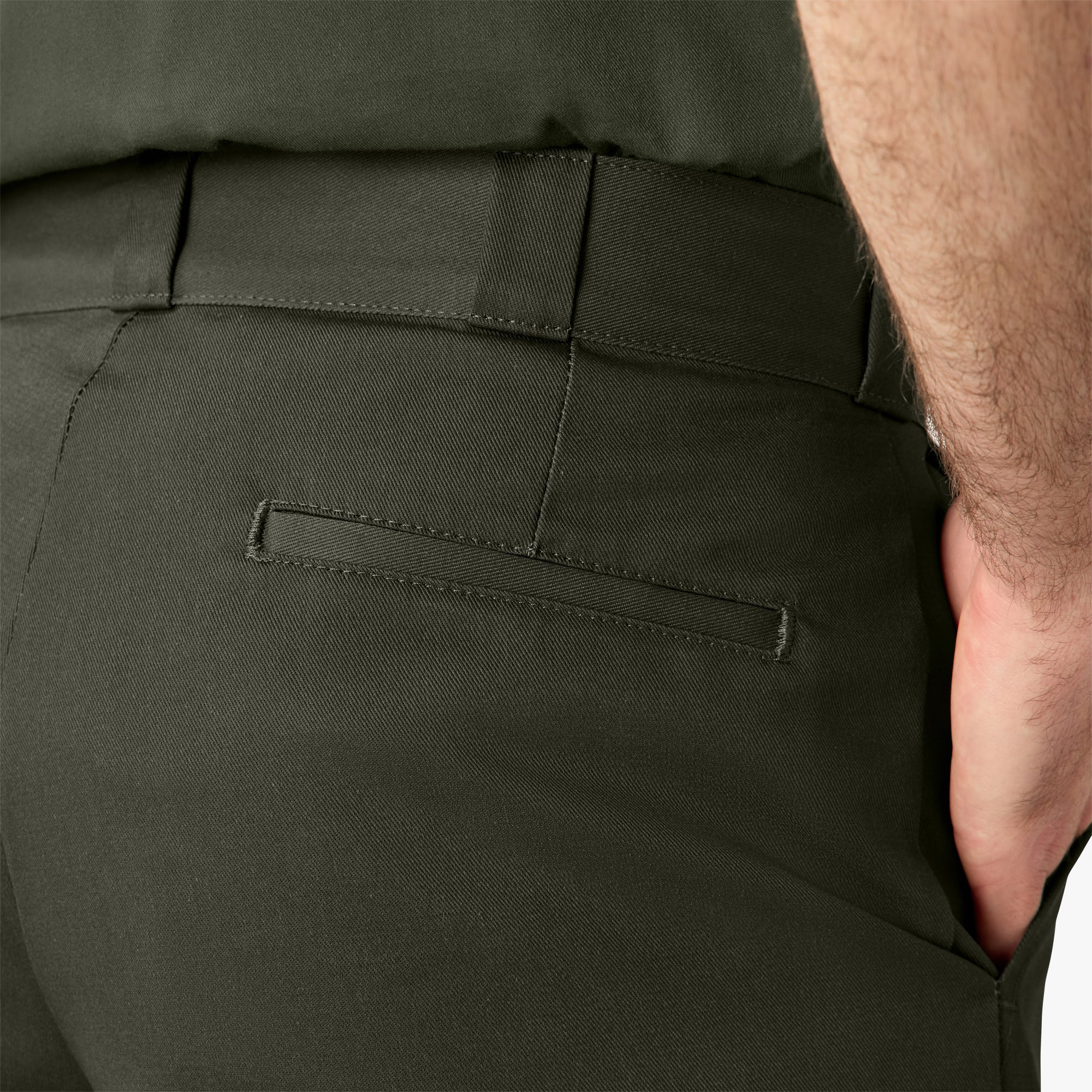 "Loose Fit Flat Front Work Shorts, 13"""