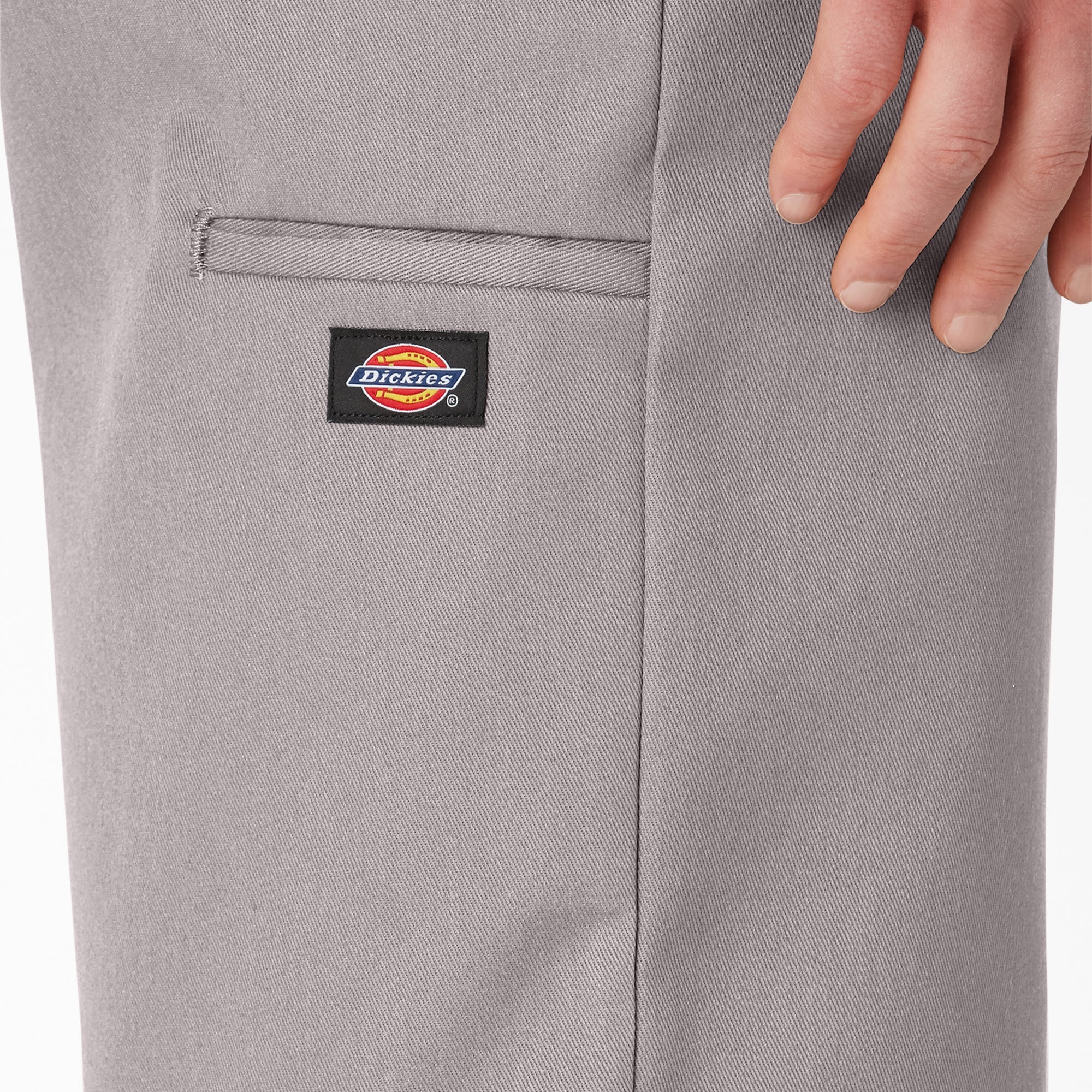 "Loose Fit Flat Front Work Shorts, 13"""